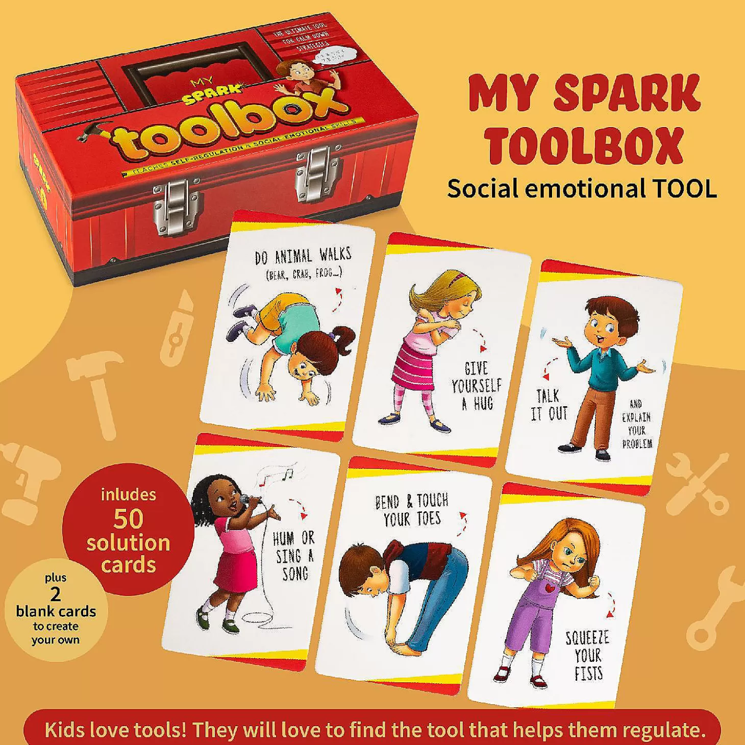 Oriental Trading Feelings And Emotions Cards Toolbox, Calming Strategy Cards For Social Emotional Learning* Playing Cards