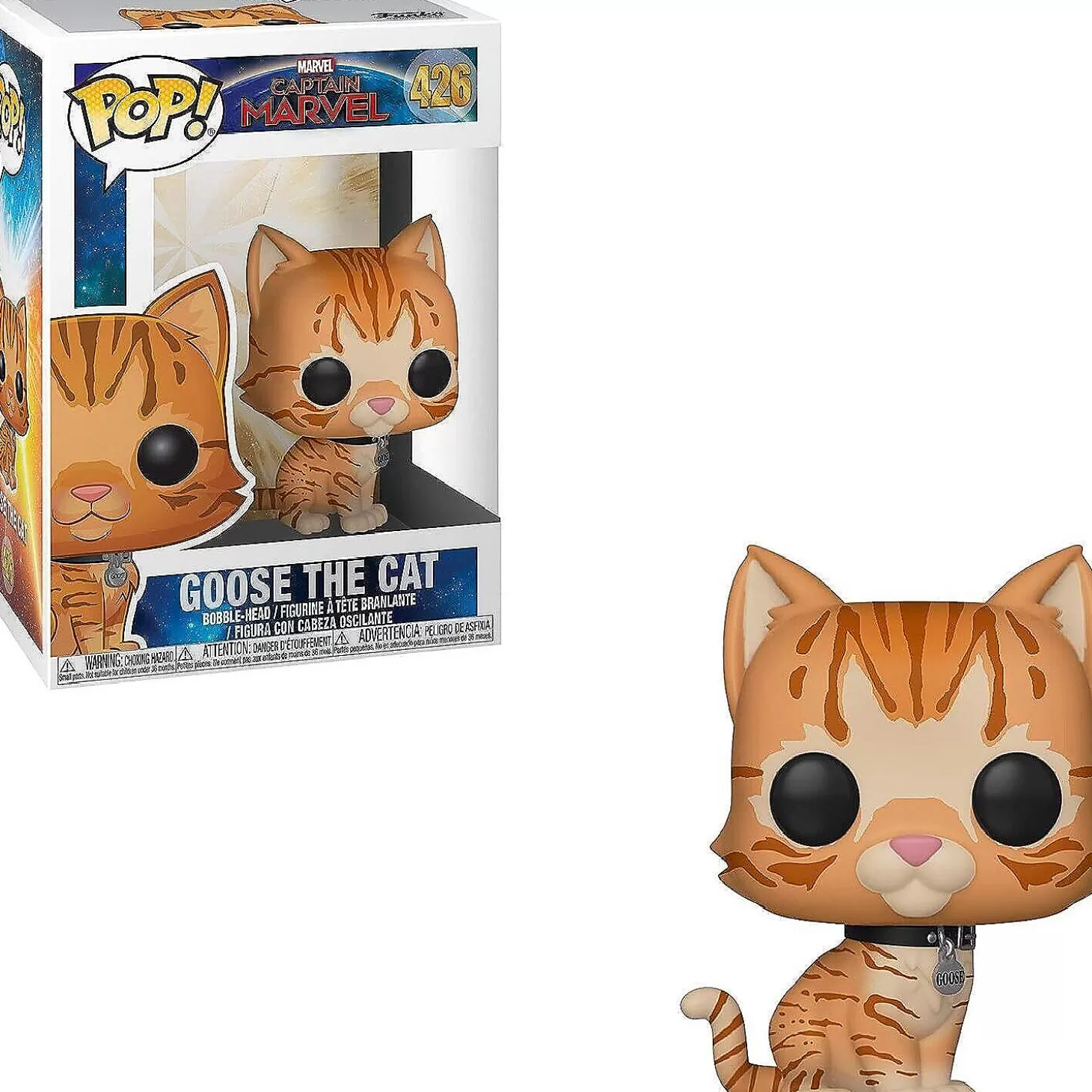 Oriental Trading Funko Pop! Marvel: Captain Marvel - Goose The Cat* Character Toys