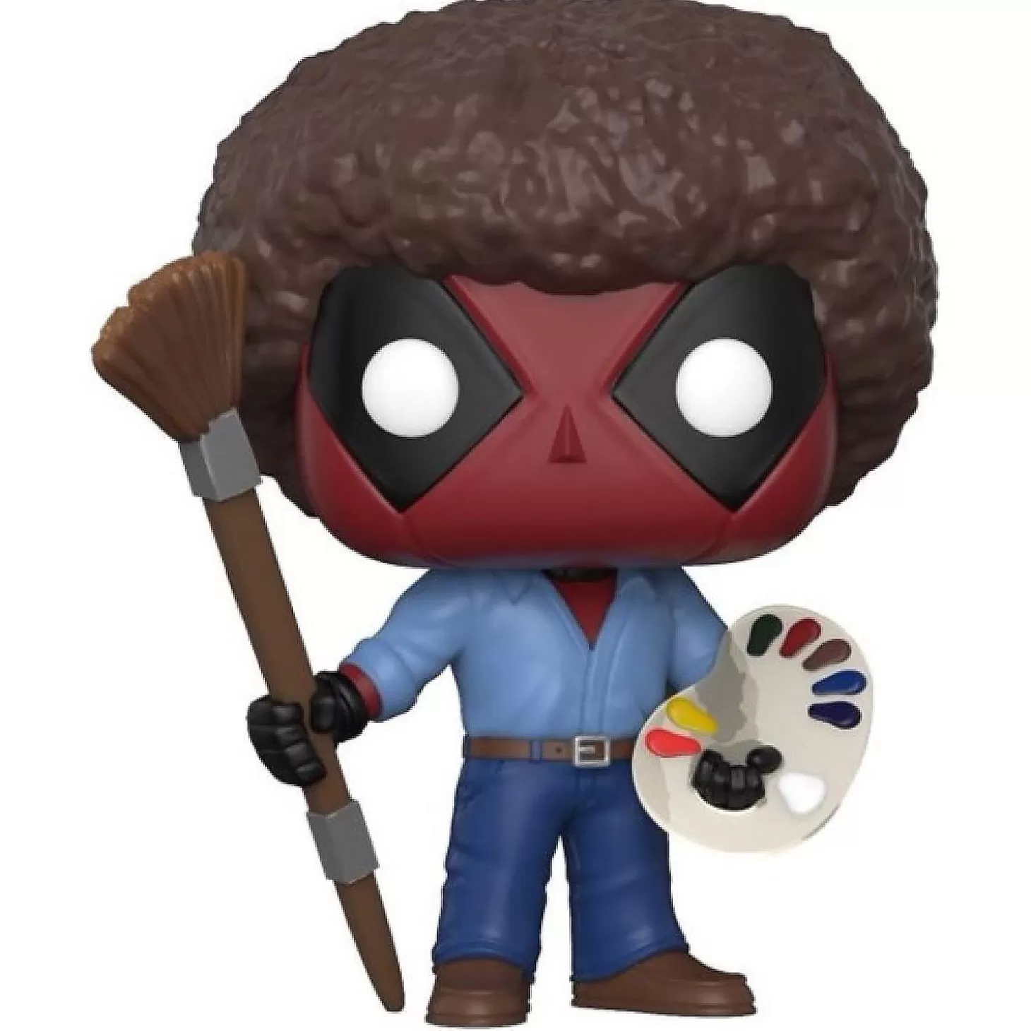 Oriental Trading Funko Pop! Marvel: Deadpool Playtime- Bob Ross Vinyl Figure* Character Toys