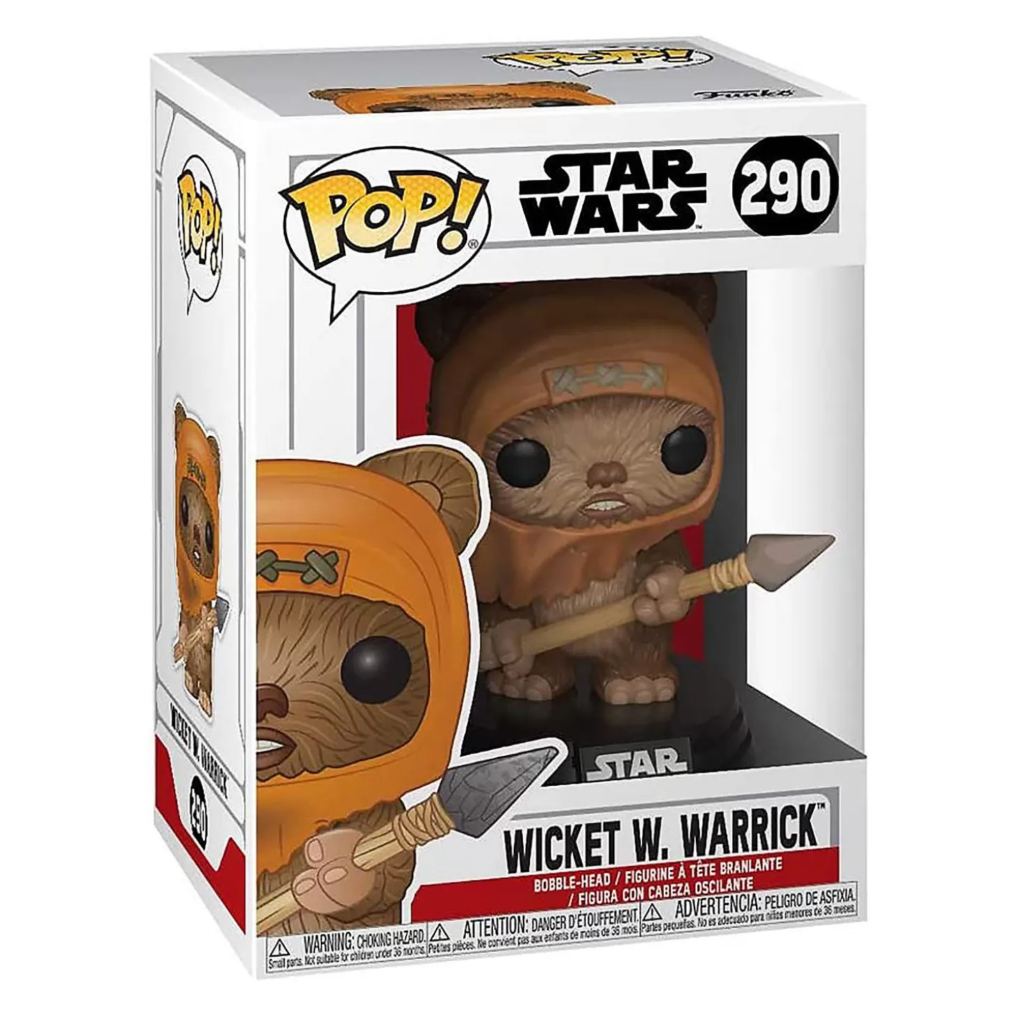 Oriental Trading Funko Pop! Star Wars - Wicket W. Warrick #290* Character Toys