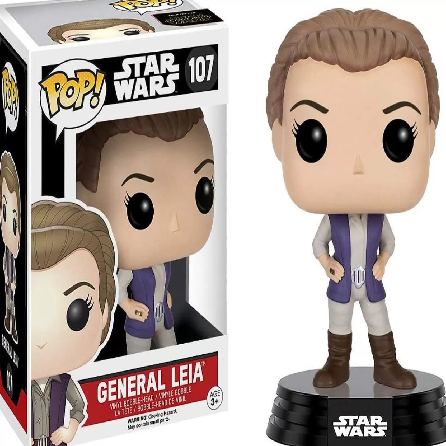 Oriental Trading Funko Pop! Star Wars Bobblehead General Leia #107* Character Toys