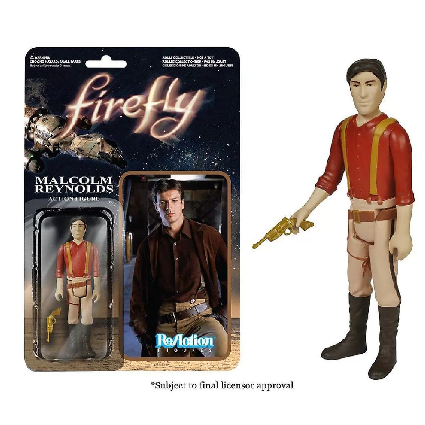 Oriental Trading Funko Reaction Firefly Malcolm Reynolds Action Figure* Character Toys