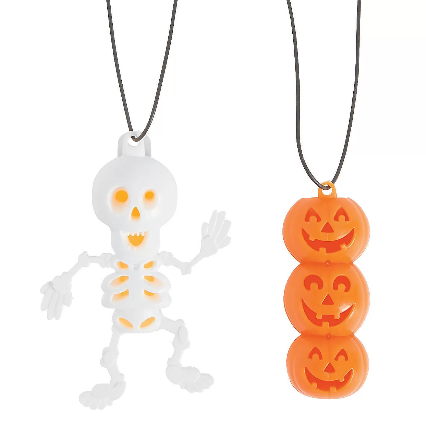 Oriental Trading Glow Halloween Character Necklaces - 12 Pc.* Glow Jewelry