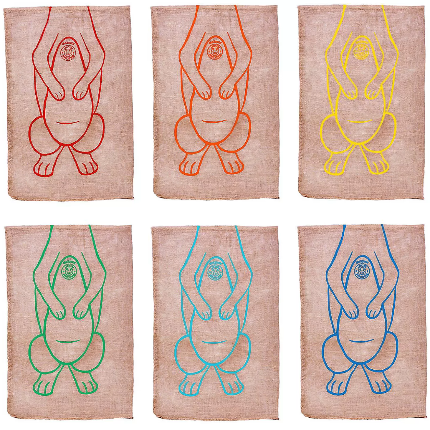 Cheap Gosports Roo Racers Sack Race Game 6 Pack - Xl Size Burlap Potato Sack Races For Kids & Adults Lawn Games