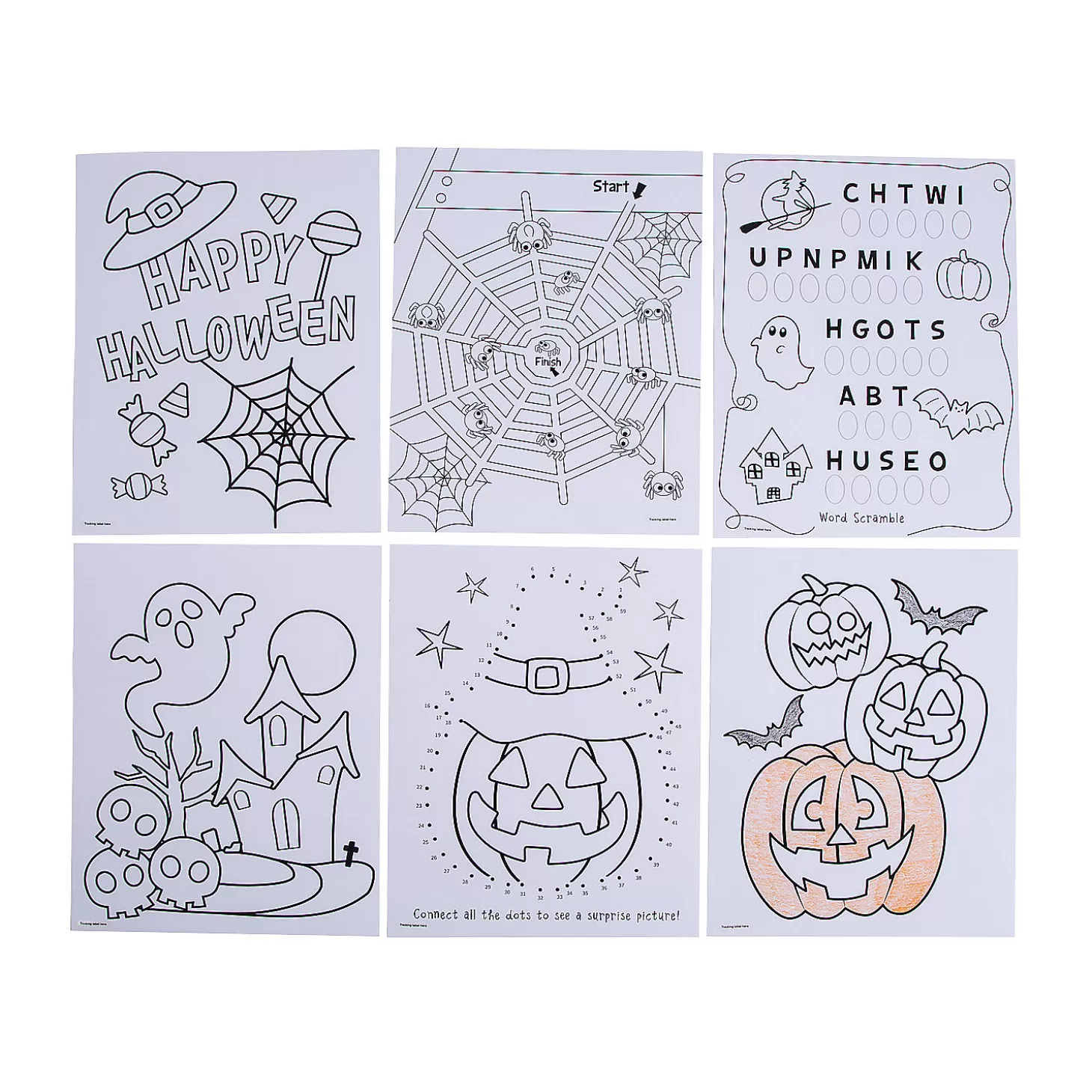 Oriental Trading Halloween Activity Sheets - 25 Pcs.* Activity Books