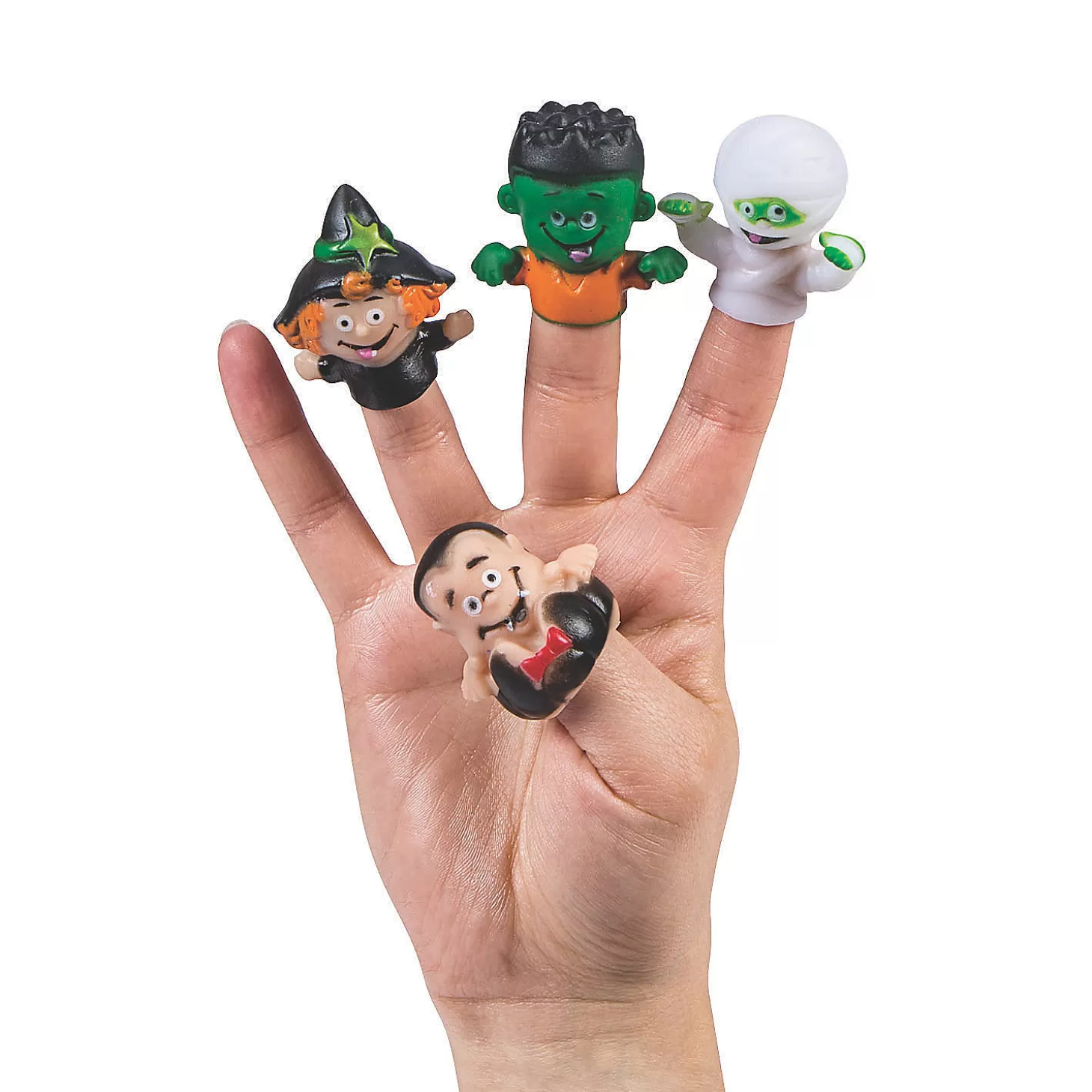 Oriental Trading Halloween Character Finger Puppets - 12 Pc.* Character Toys