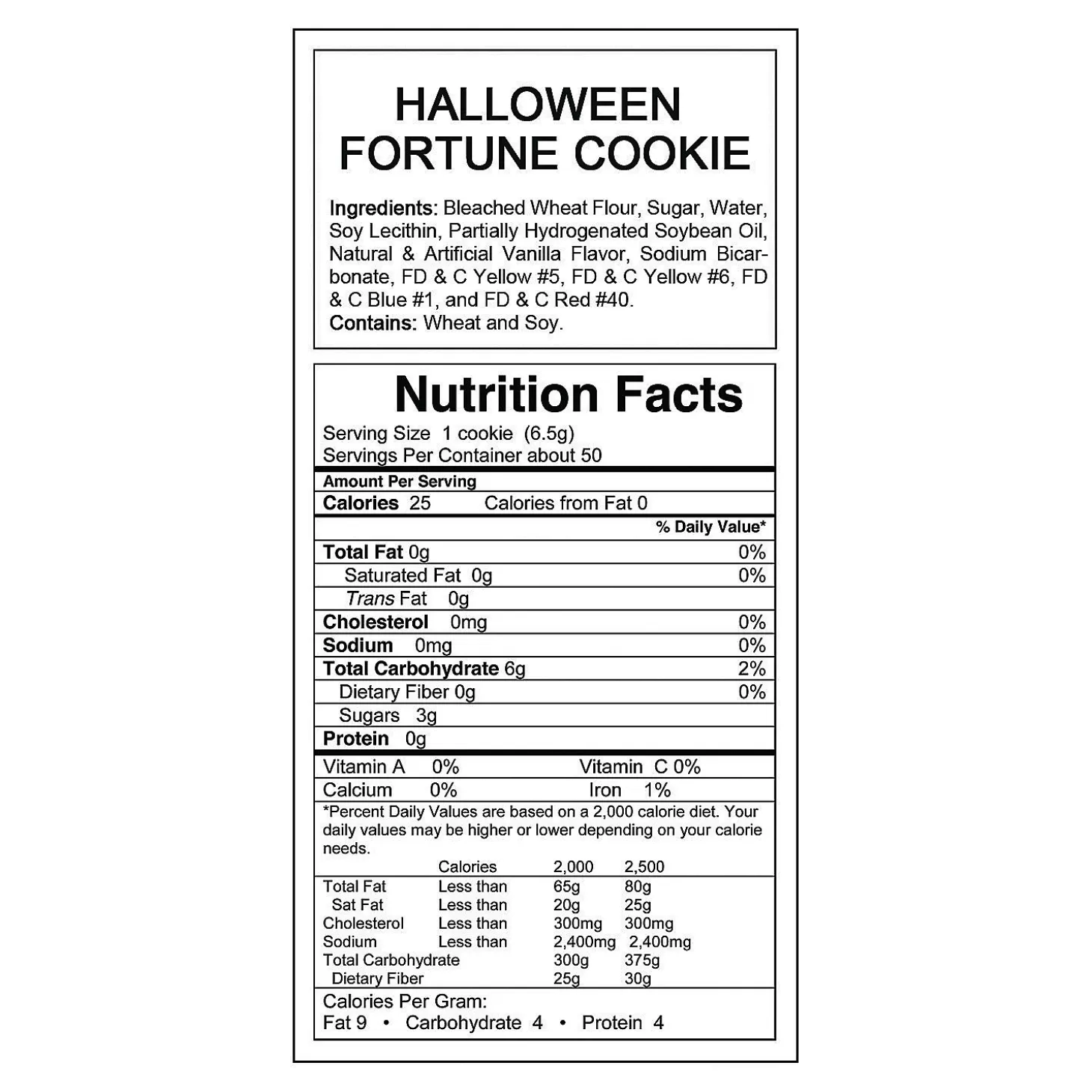 Cheap Halloween Fortune Cookies - 50 Pc. Halloween Candy