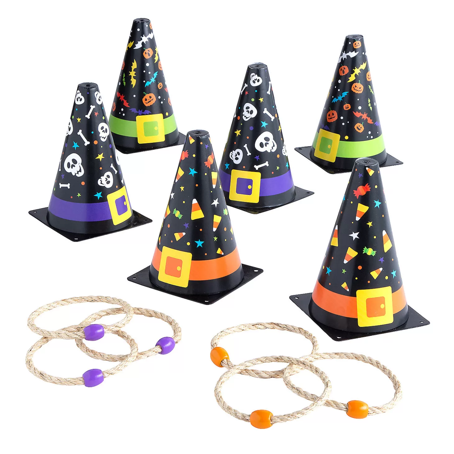 Best Sale Halloween Witch Cone Ring Toss Game Games & Activities