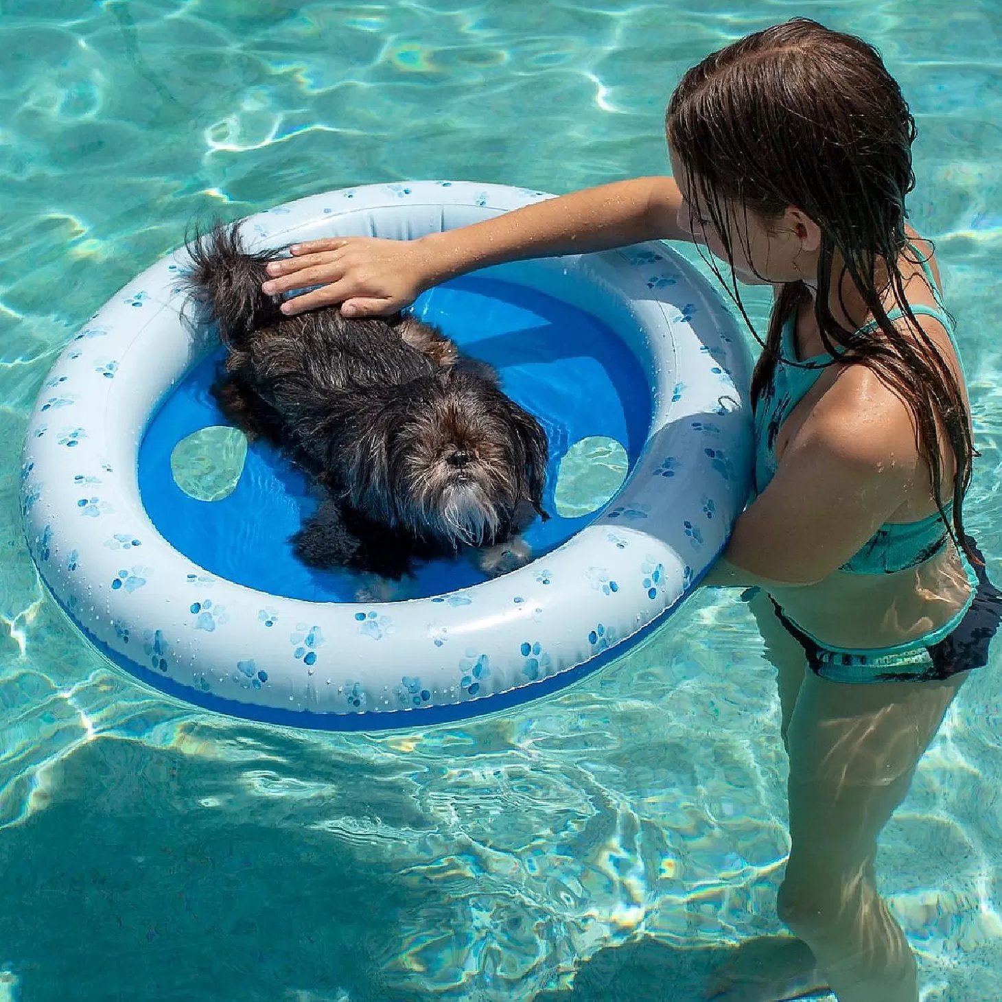 Best Inflatable Pet Float Medium Size Up To 35 Lbs. Water Toys