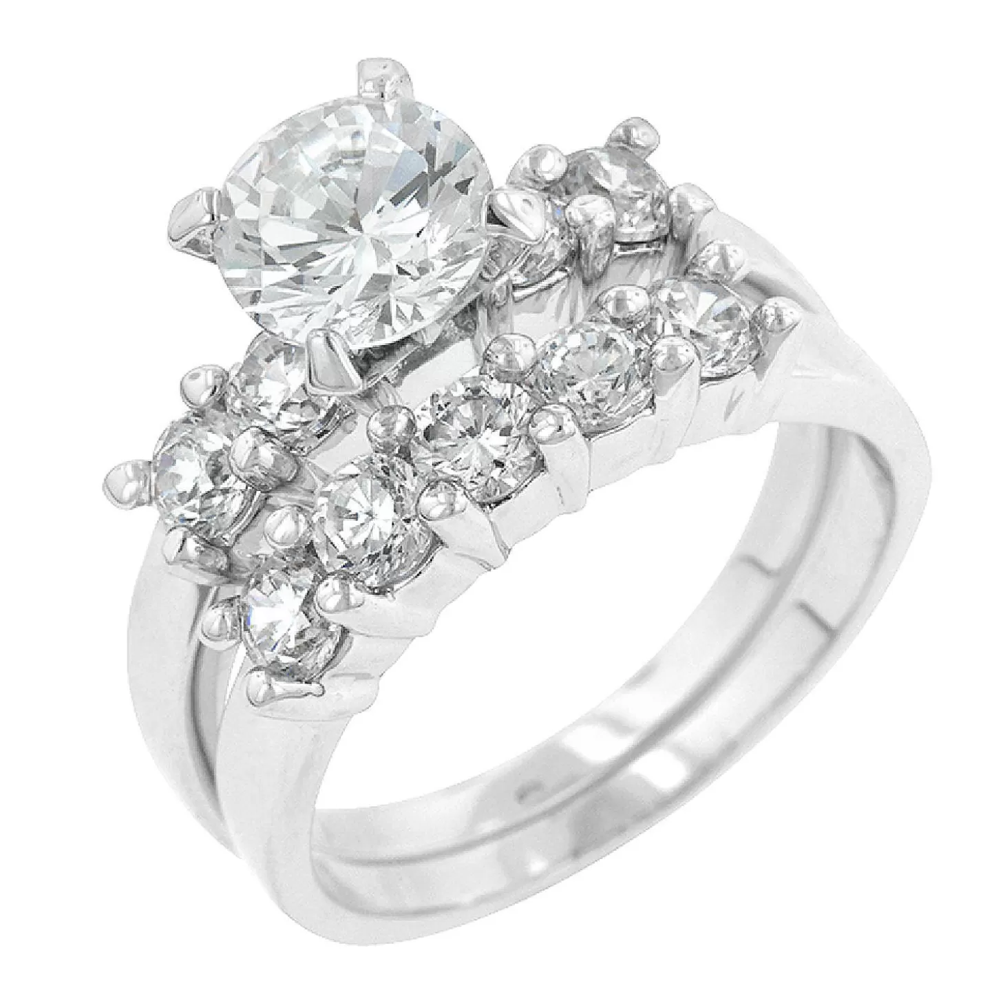 Oriental Trading J Goodin Classic Wedding Set Size 8* Rings
