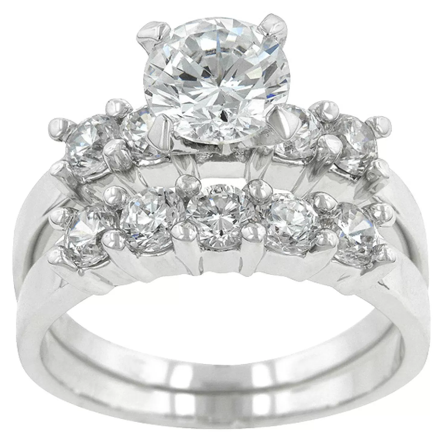 Oriental Trading J Goodin Classic Wedding Set Size 8* Rings