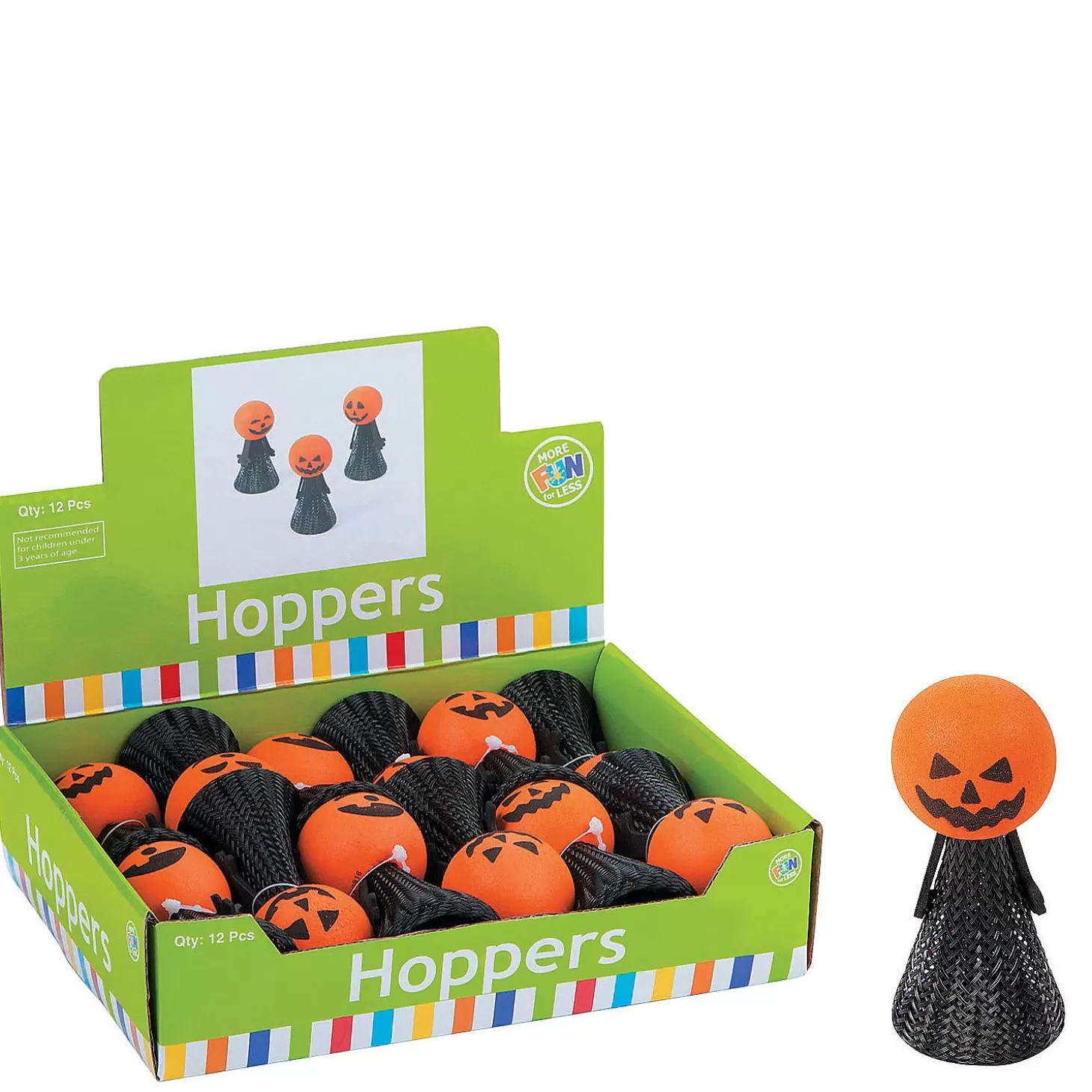 Oriental Trading Jack-O'-Lantern Hoppers - 12 Pc.* Character Toys