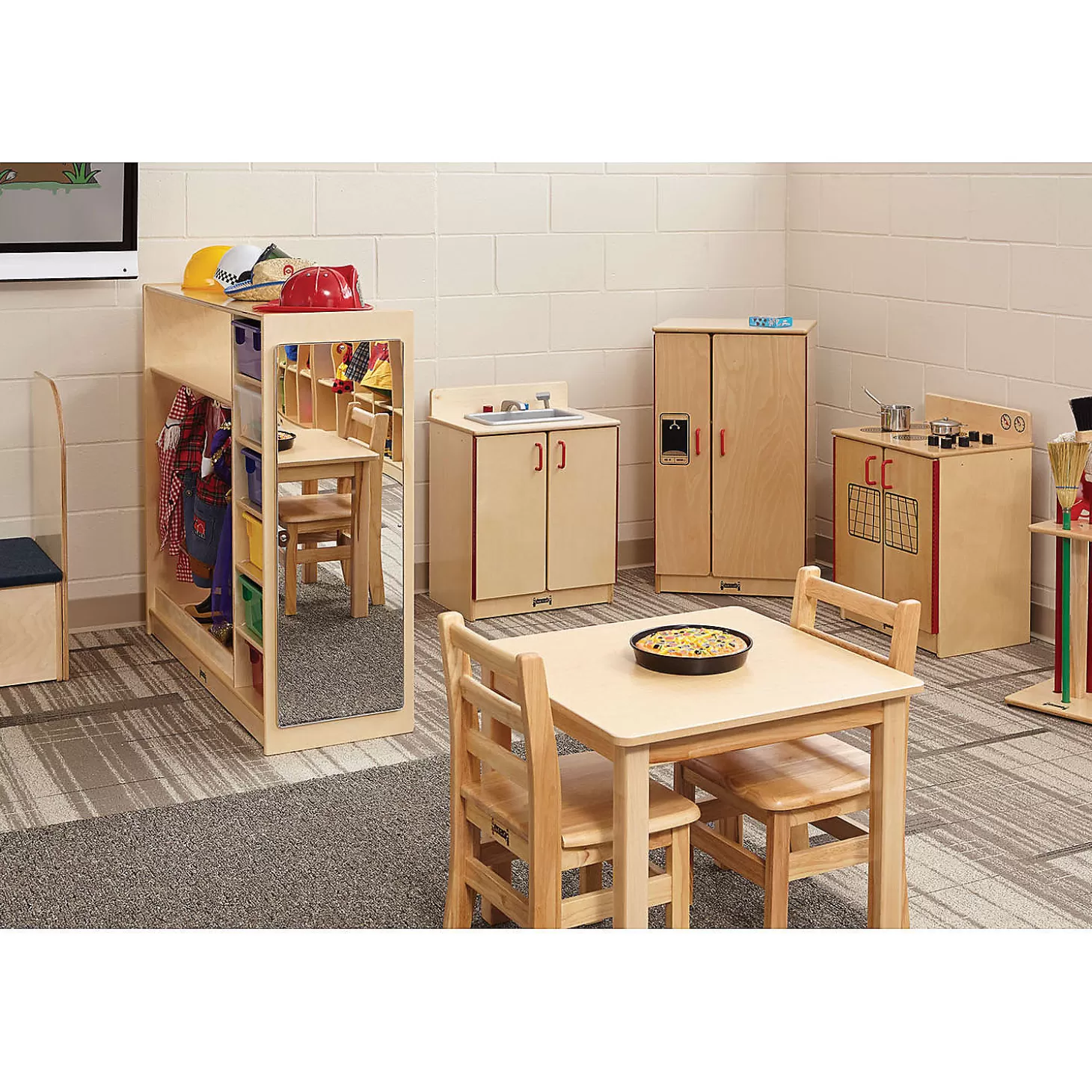 Oriental Trading Jonti-Craft Housecleaning Set-N-Rack* Play Sets