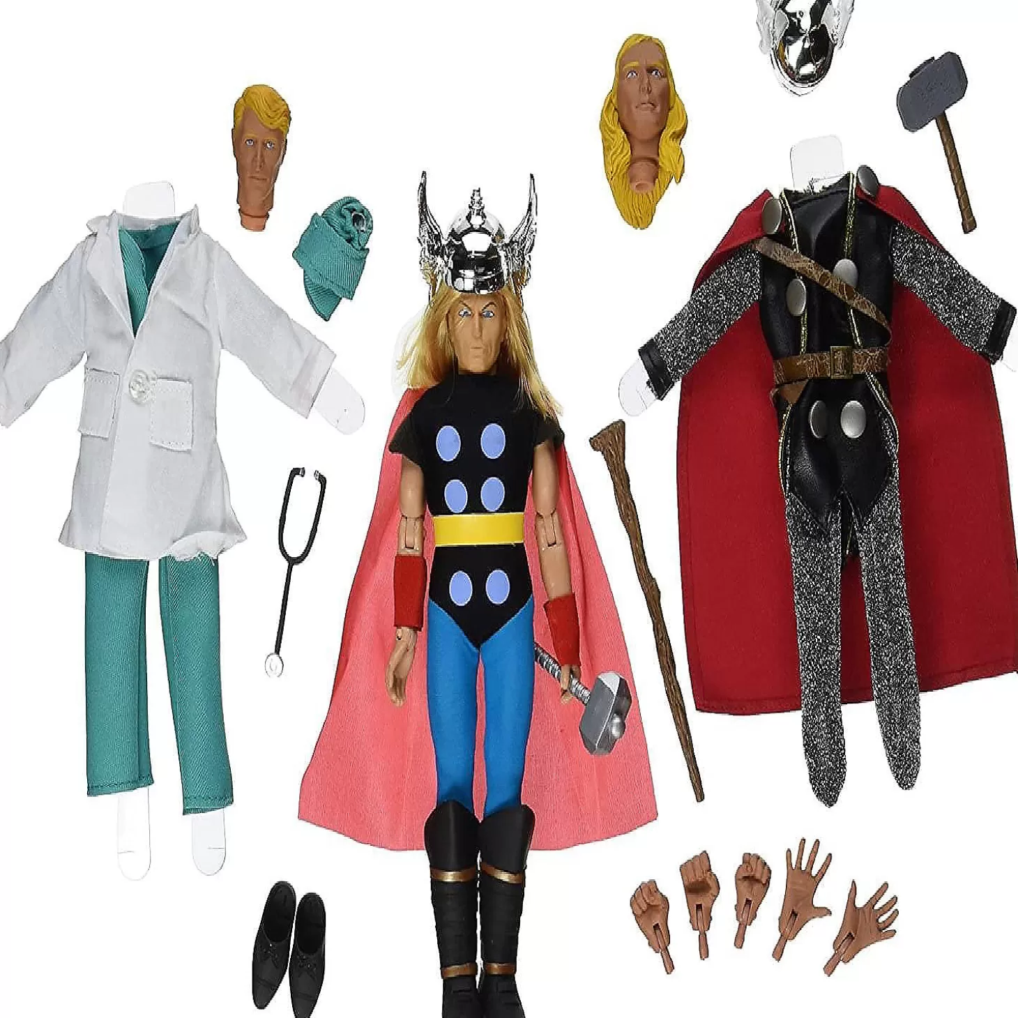 Oriental Trading Marvel Thor 8 Inch Retro Action Figure Set* Character Toys