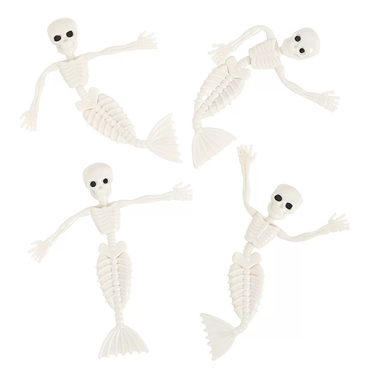 Oriental Trading Mermaid Skeleton Bendables - 24 Pc.* Character Toys