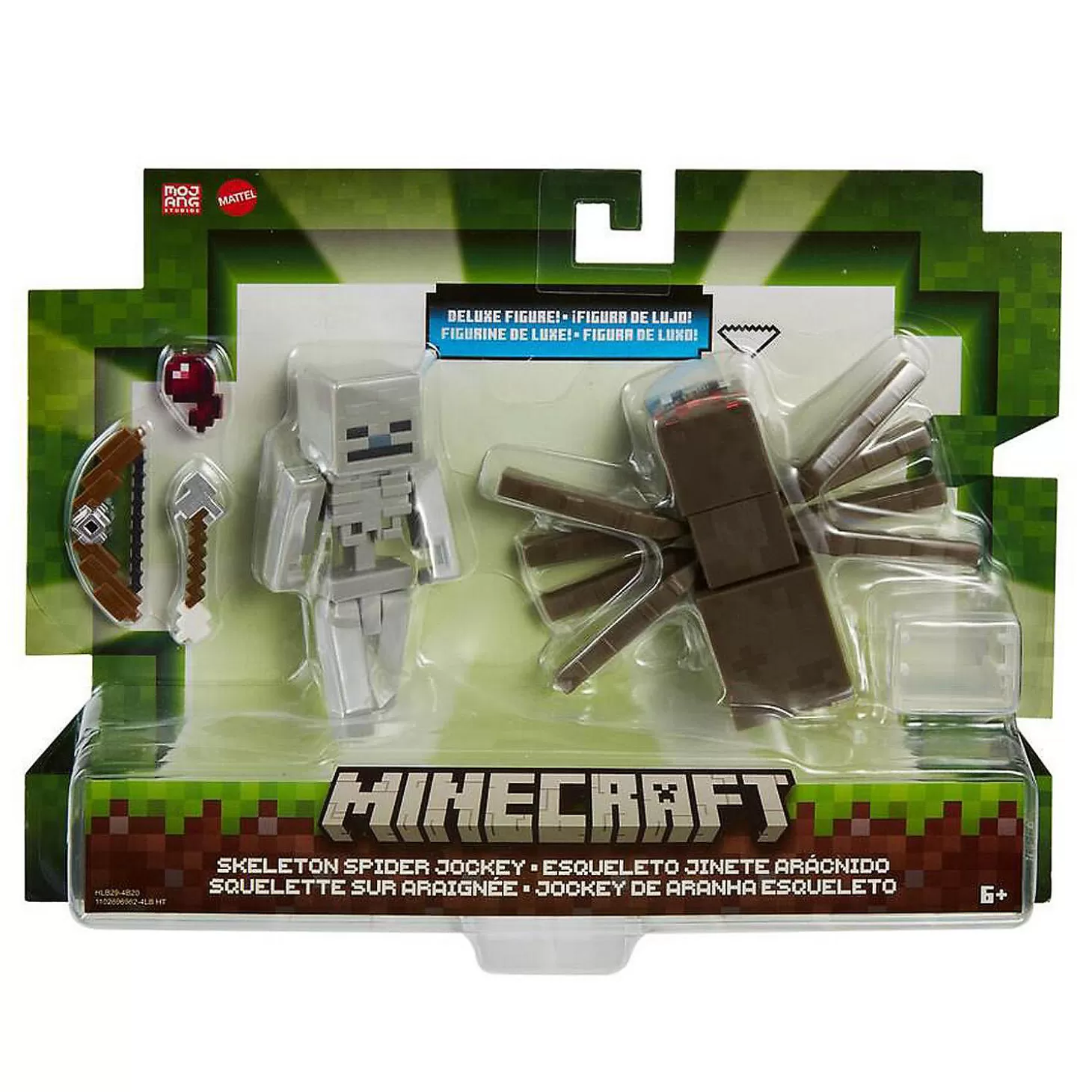 Oriental Trading Minecraft Skeleton Spider Jockey Deluxe Figure 2-Pack* Character Toys