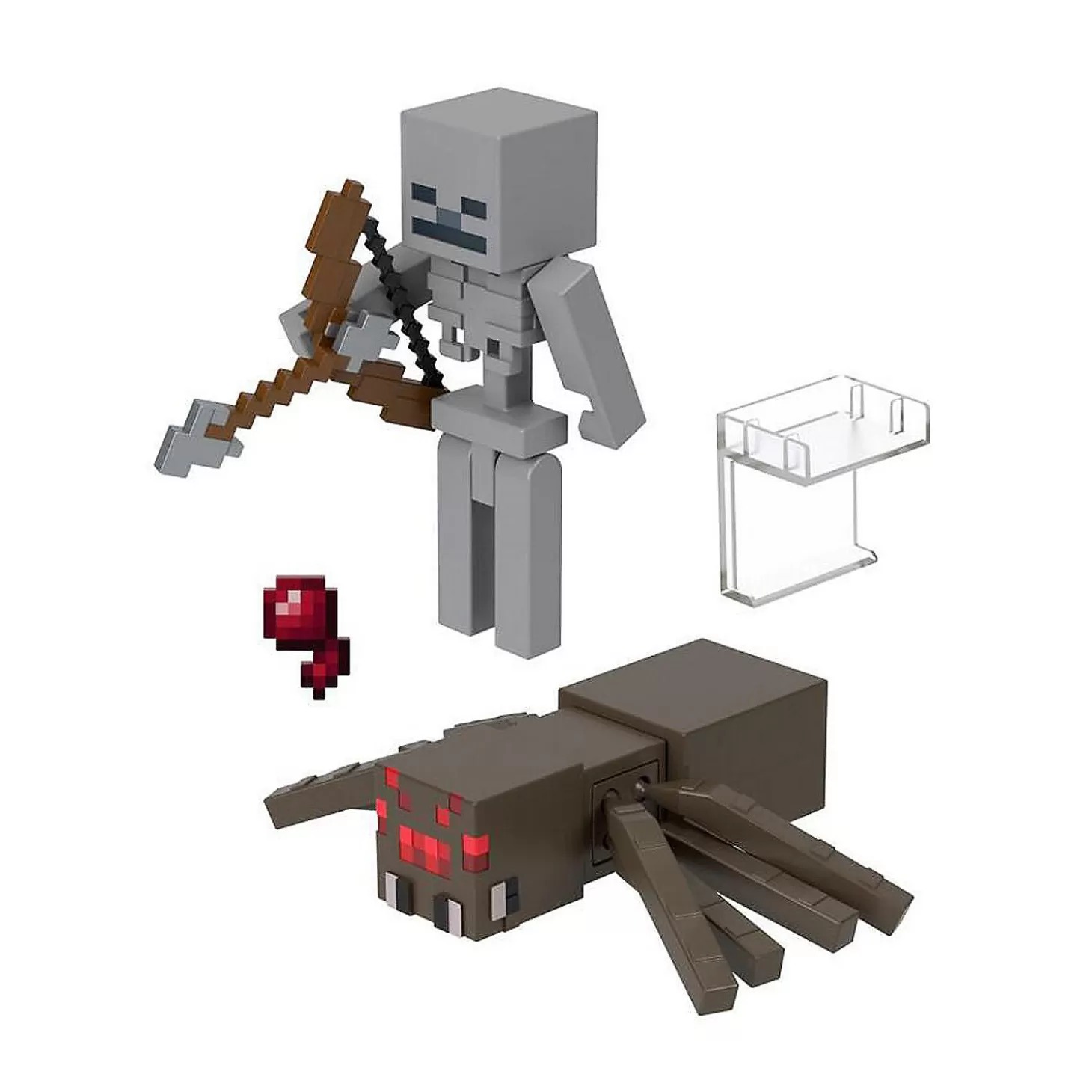 Oriental Trading Minecraft Skeleton Spider Jockey Deluxe Figure 2-Pack* Character Toys