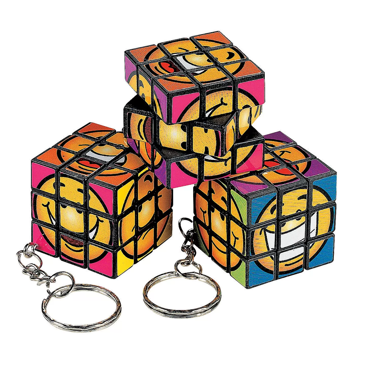 Oriental Trading Mini Fun Puzzle Cube Keychains - 12 Pc.* Puzzles