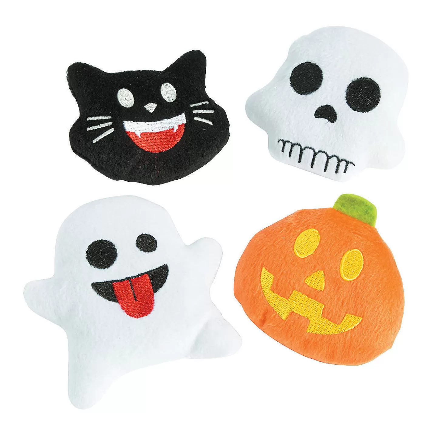Oriental Trading Mini Halloween Emojis Stuffed Characters - 12 Pc.* Stuffed Animals & Plush Toys