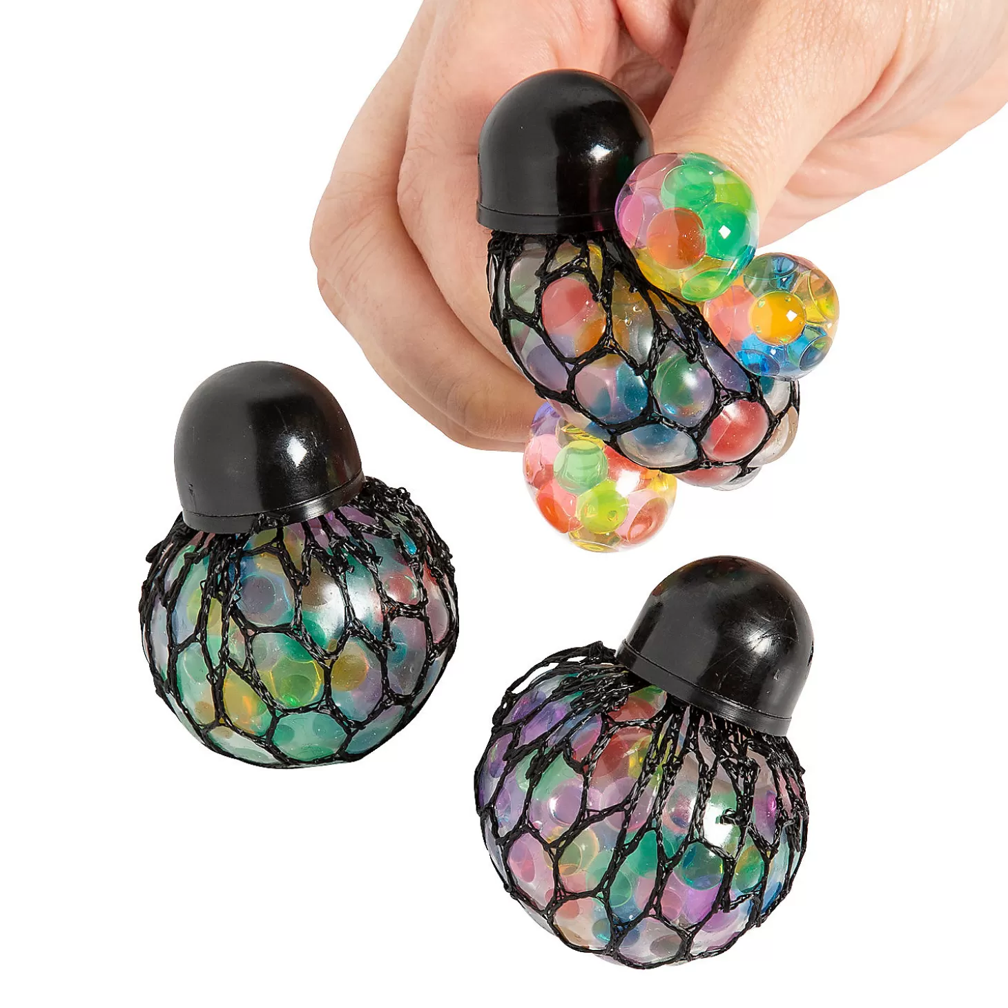 Oriental Trading Mini Mesh Water Bead Stress Balls - 24 Pc.* Stress Balls & Toys