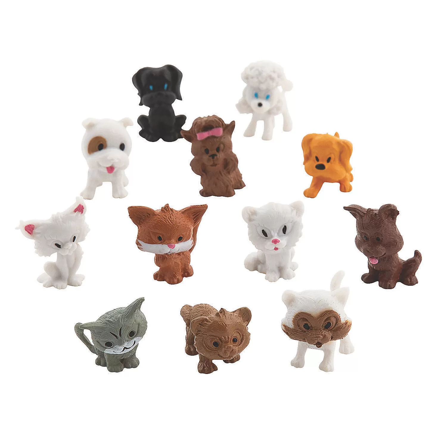 Oriental Trading Mini Pawpalz Character Figures - 24 Pc.* Character Toys