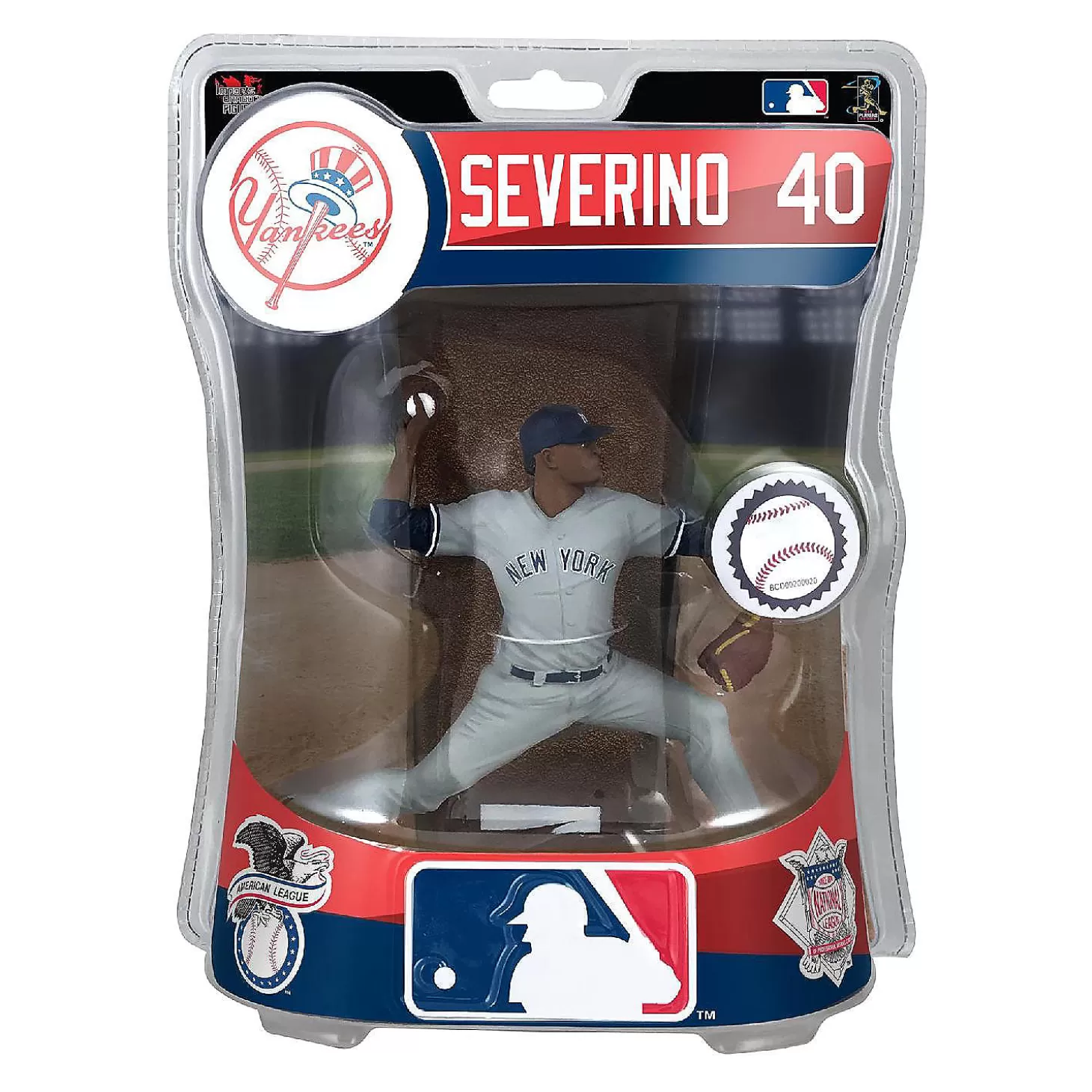 Oriental Trading Mlb New York Yankees 6 Inch Figure Luis Severino* Character Toys