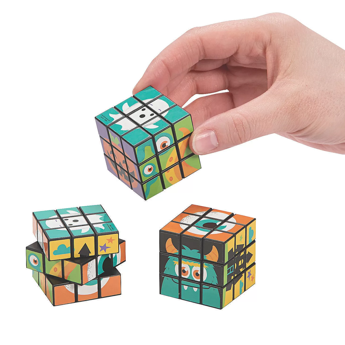 Oriental Trading Monster Mini Puzzle Cubes - 12 Pc.* Puzzles