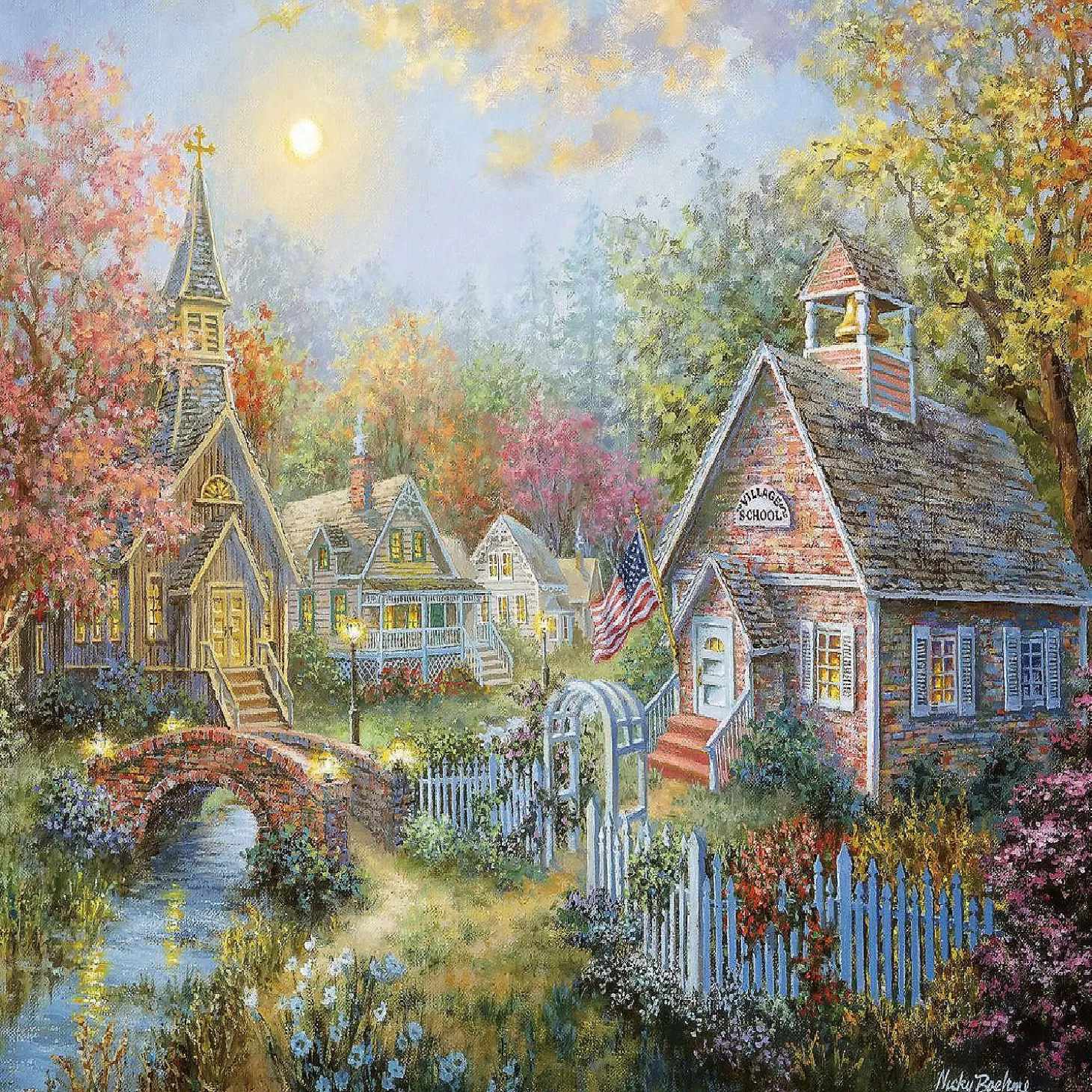 Oriental Trading Moral Guidance - 500 Piece Wooden Jigsaw Puzzle* Puzzles