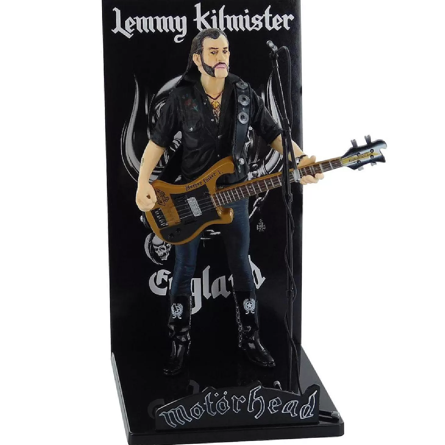 Oriental Trading Motorhead Lemmy Kilmister Deluxe Figure Guitar Black Pickguard* Character Toys