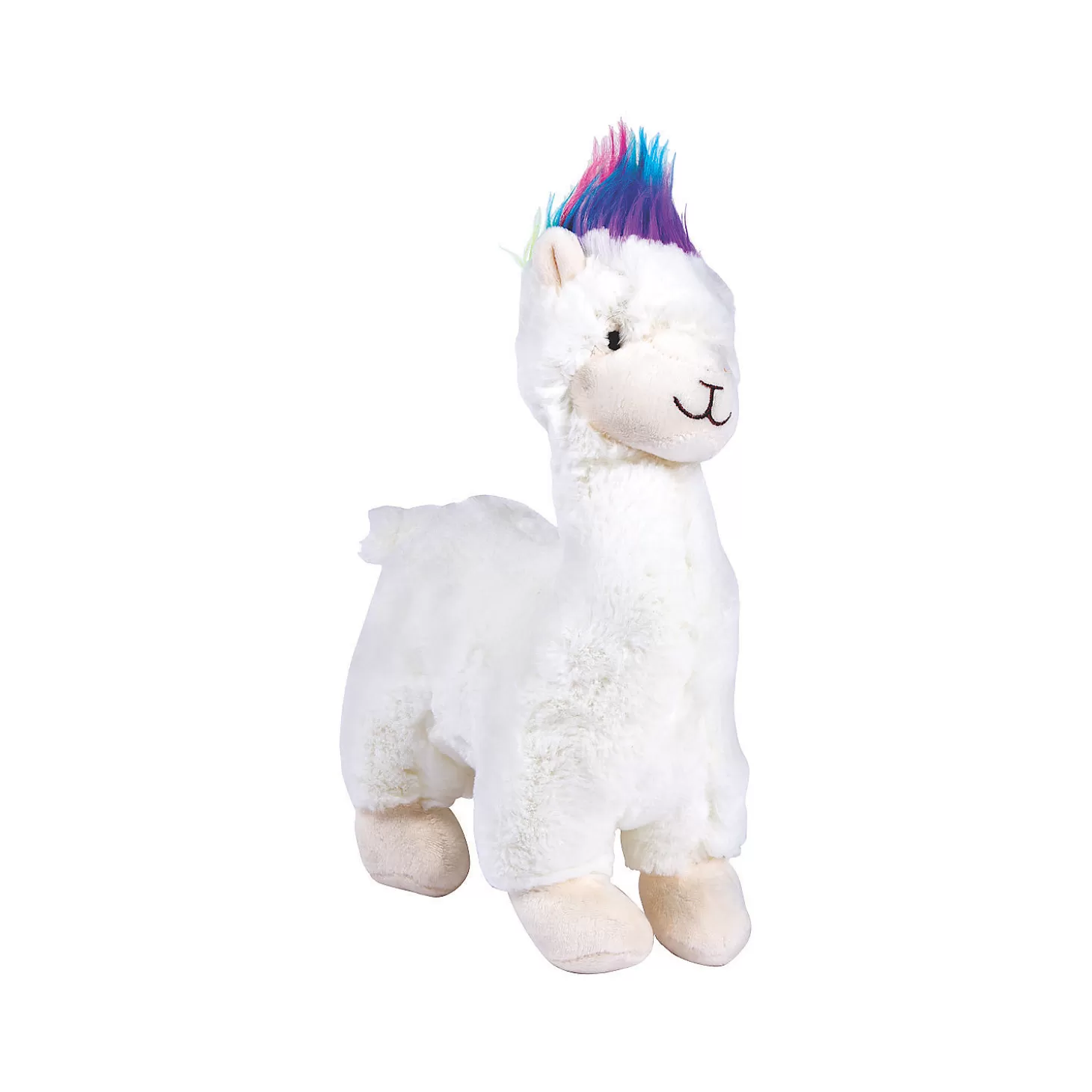 Oriental Trading 13" Multicolor Mohawk Stuffed Llama* Stuffed Animals & Plush Toys