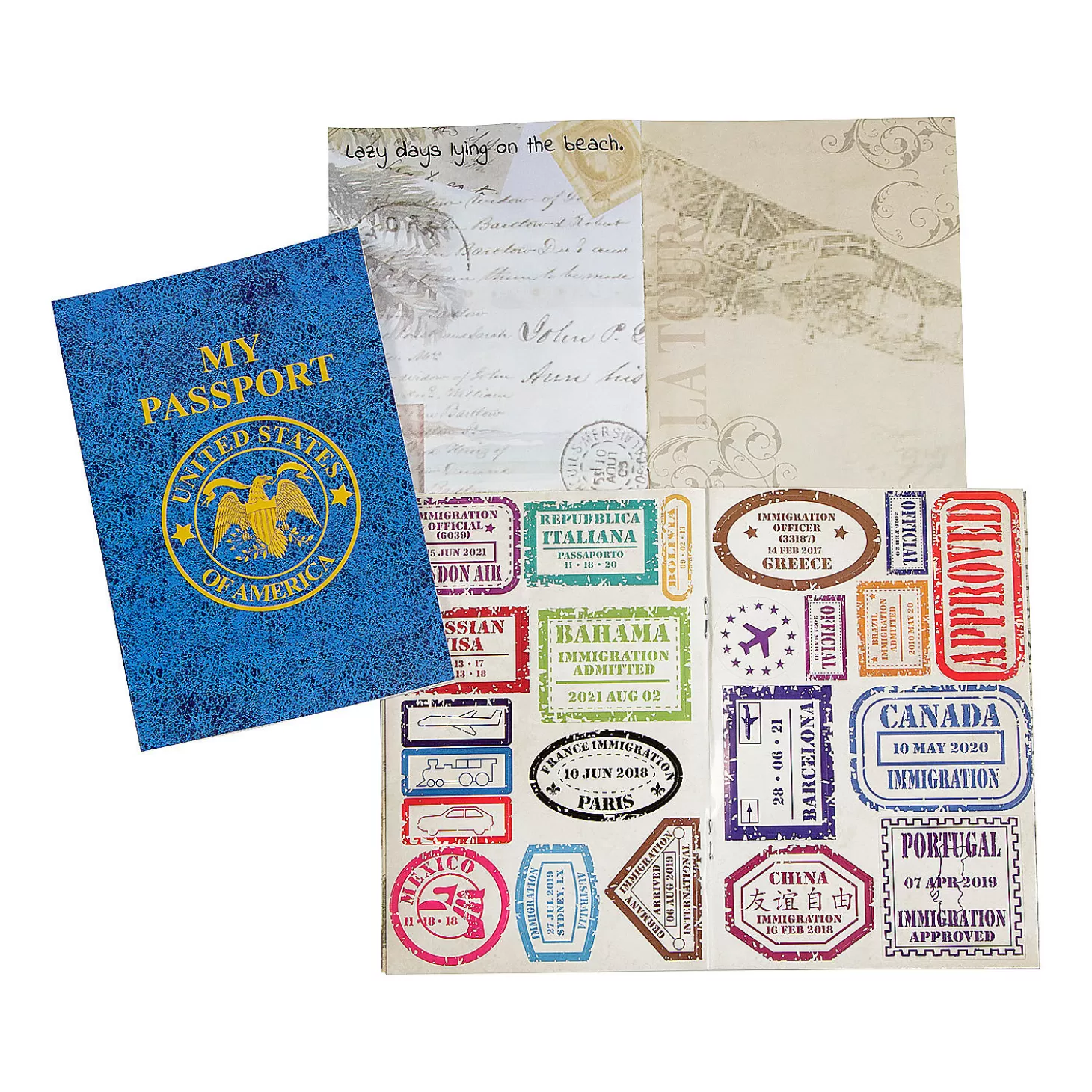 Oriental Trading My Passport Sticker Books - 12 Pc.* Activity Books