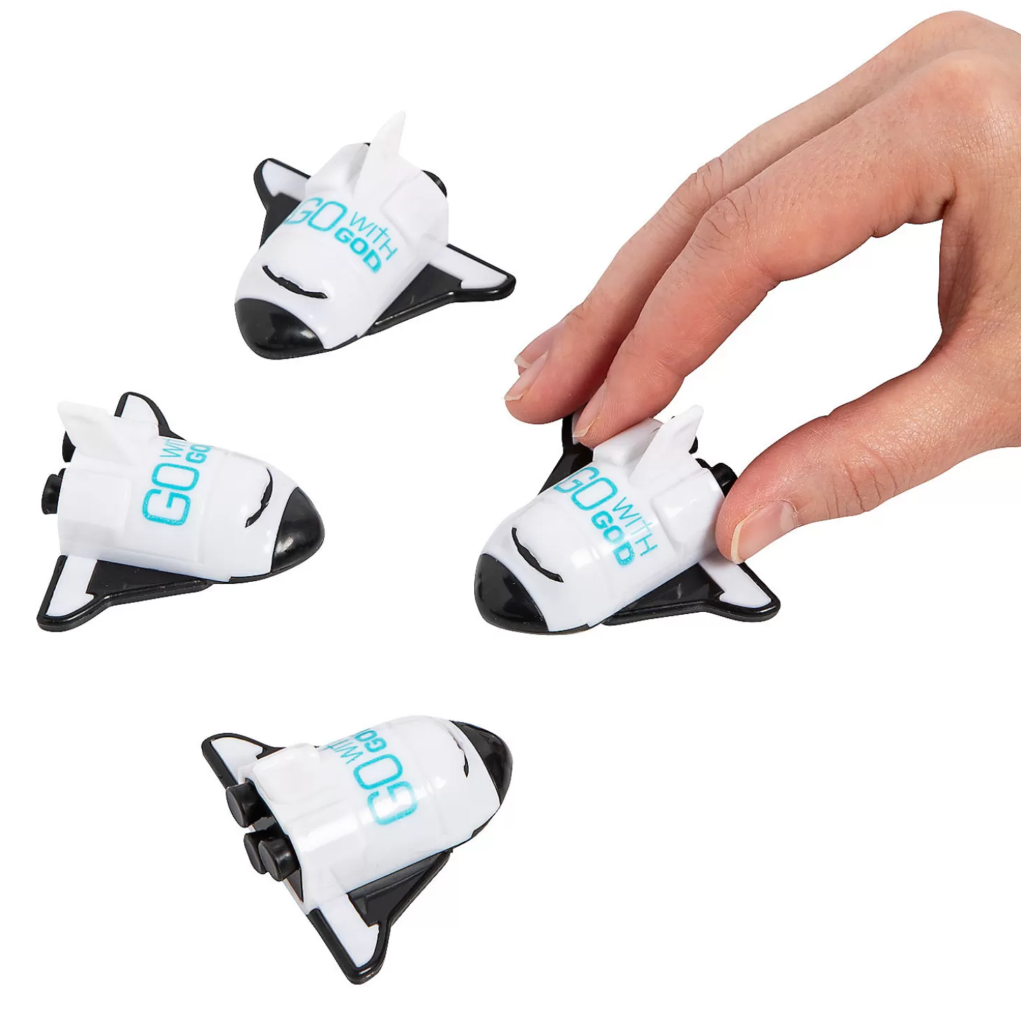 Oriental Trading Outer Space Vbs Space Shuttle Pull-Back Toys - 12 Pc.* Toy Cars