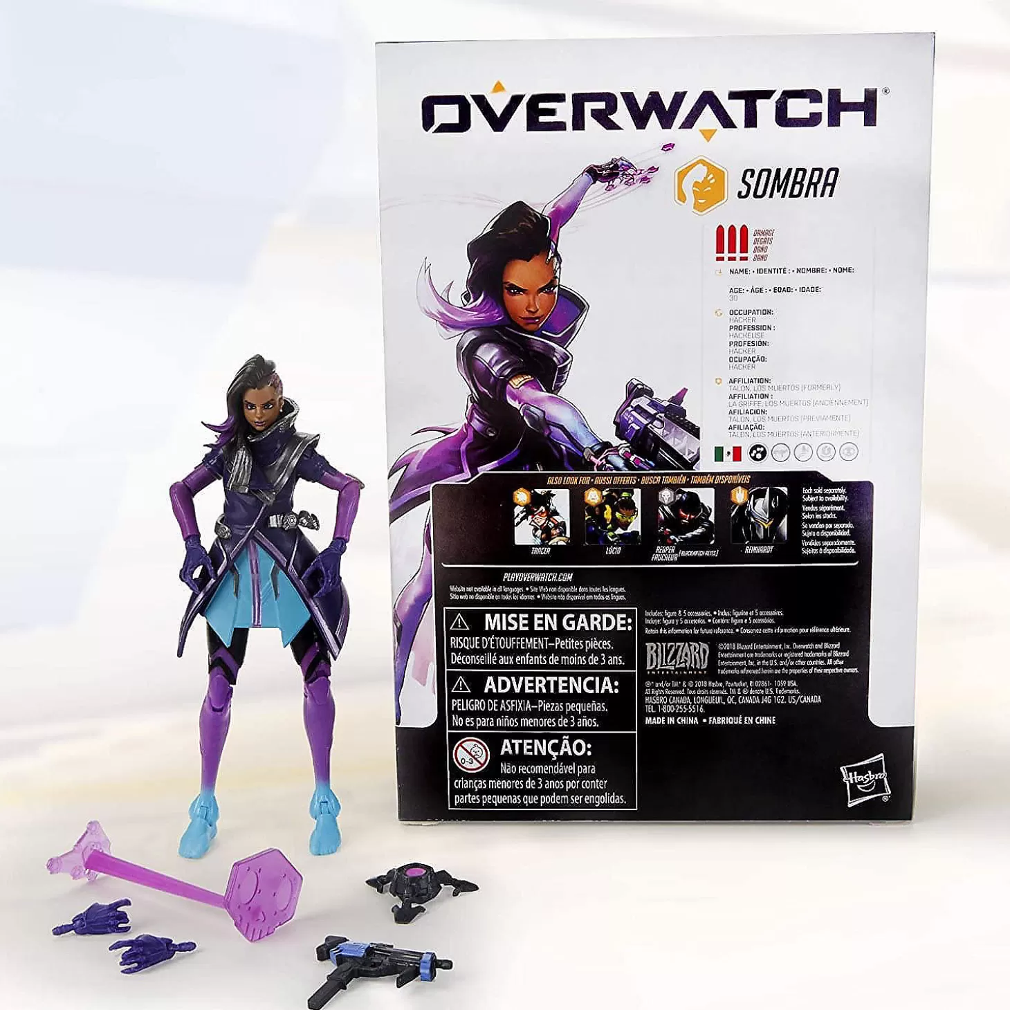 Oriental Trading Overwatch Ultimates 6 Inch Action Figure Sombra* Character Toys