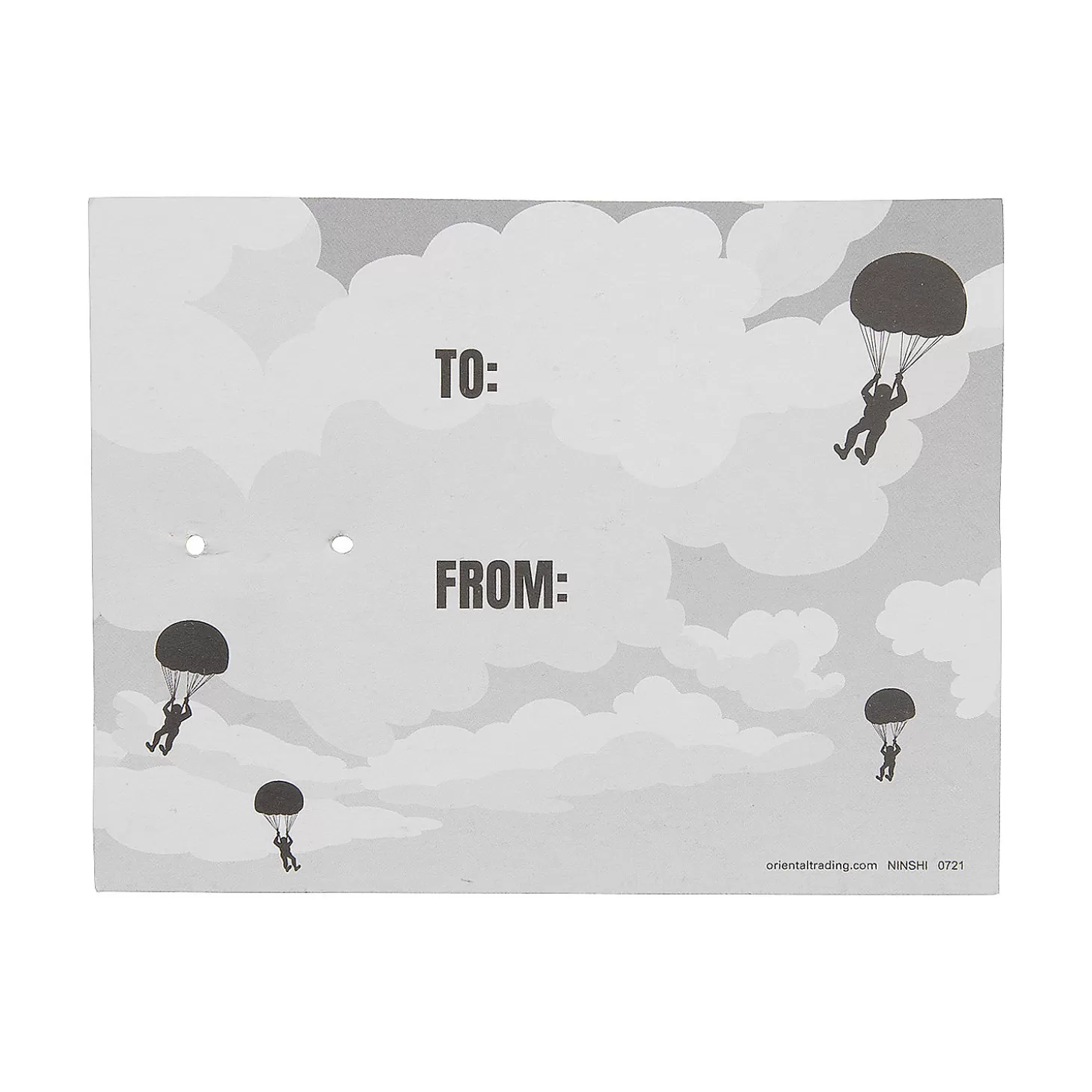 Oriental Trading Paratrooper Valentine Exchanges With Card For 24* Character Toys