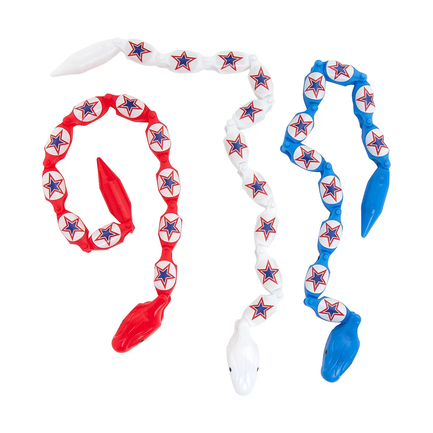 Oriental Trading Patriotic Wiggle Snakes- 24 Pc.* Character Toys