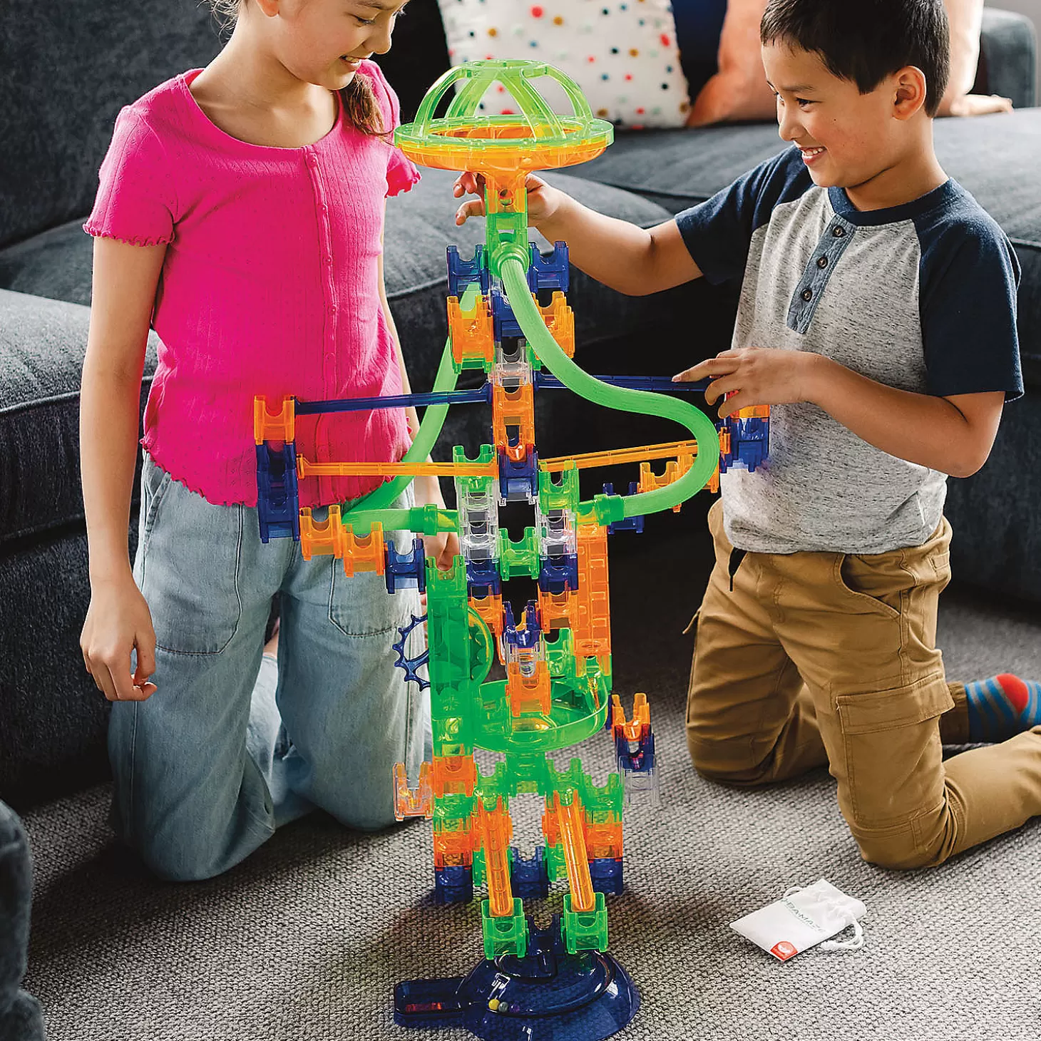 Oriental Trading Q-Ba-Maze 2.0 Grand Prix Racing Set* Building Blocks