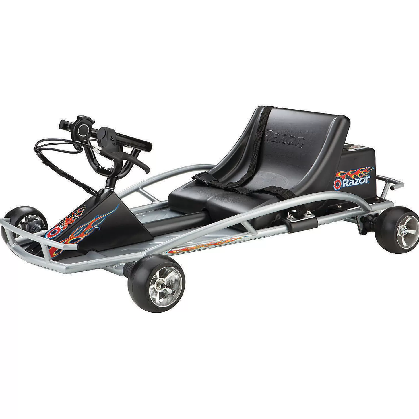 Cheap Razor Ground Force Electric Go Kart - Silver Riding Toys