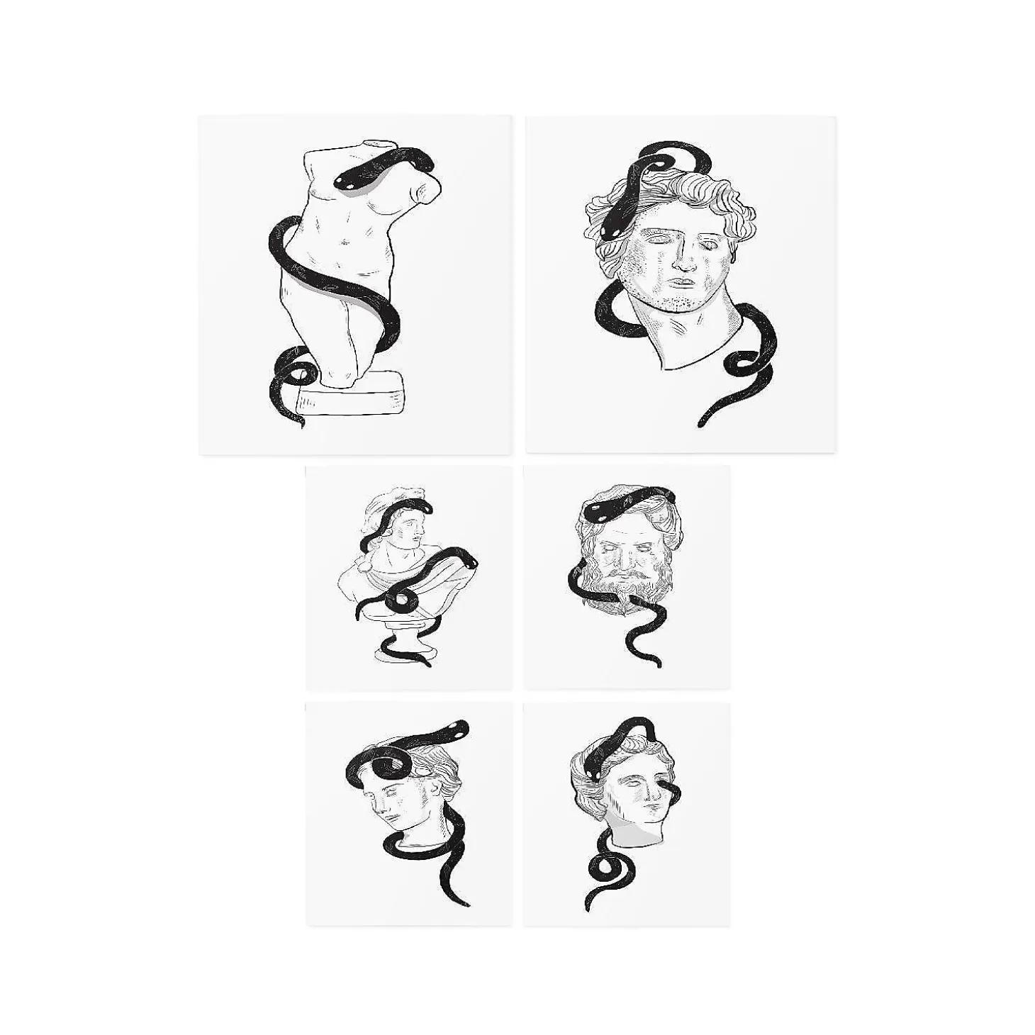 Oriental Trading Renaissance Tattoo Set* Temporary Tattoos