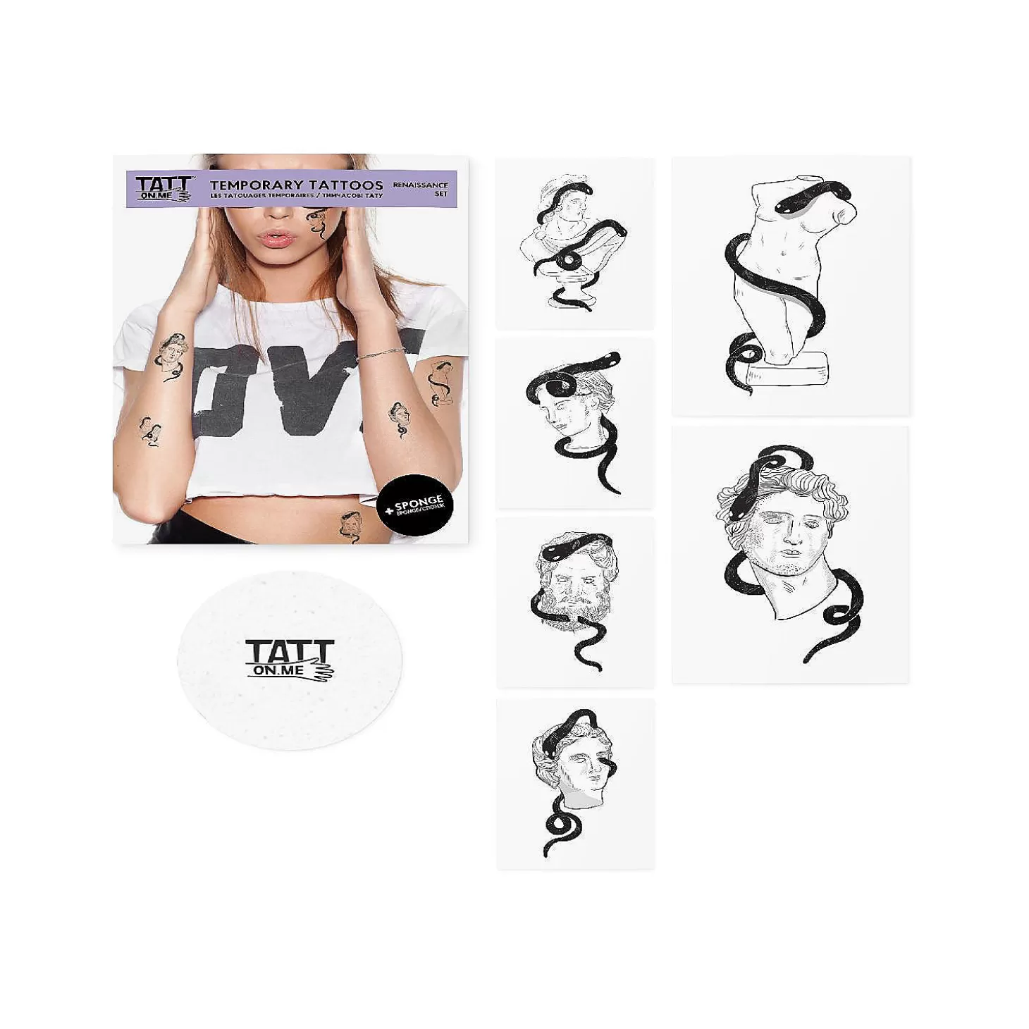 Oriental Trading Renaissance Tattoo Set* Temporary Tattoos