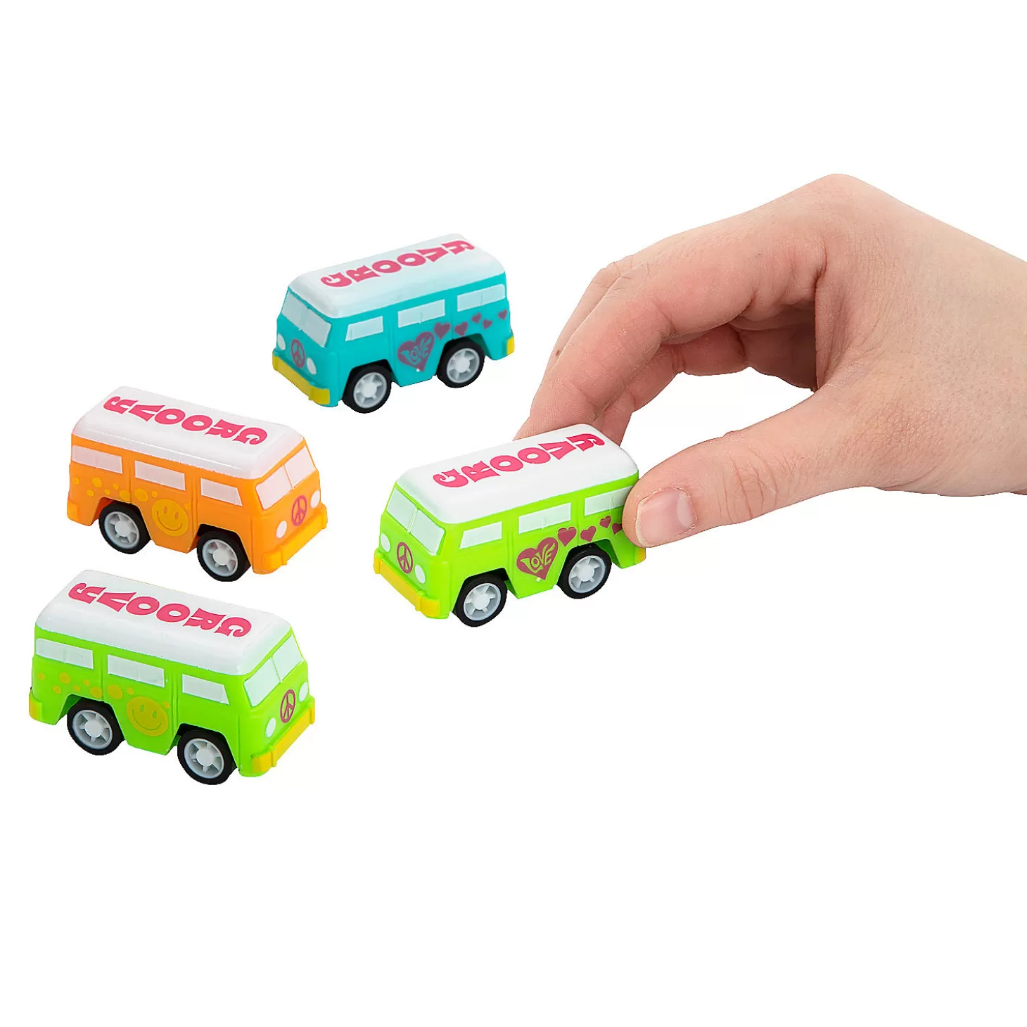 Oriental Trading Retro Van Pullback Toys - 12 Pc.* Toy Cars