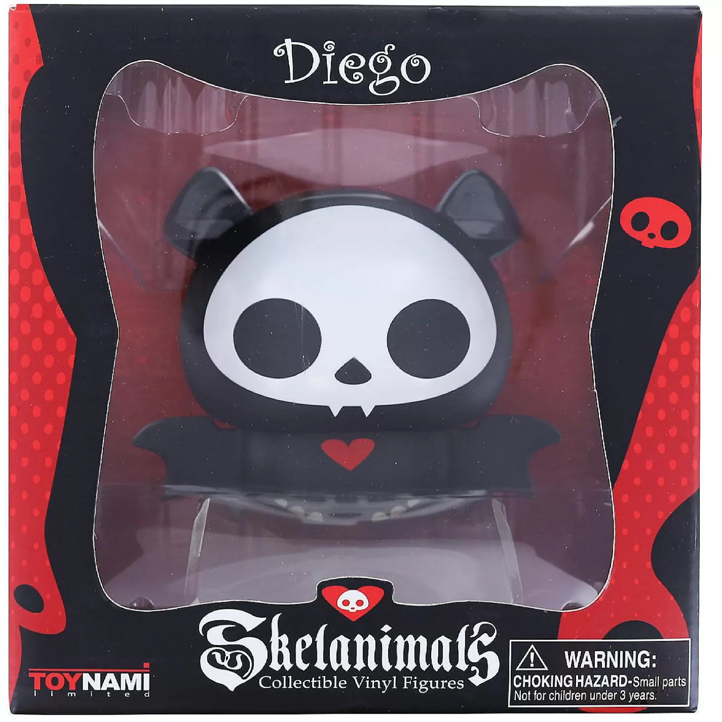 Oriental Trading Skelanimals 4.5 Inch Collectible Vinyl Figure Diego The Bat* Character Toys