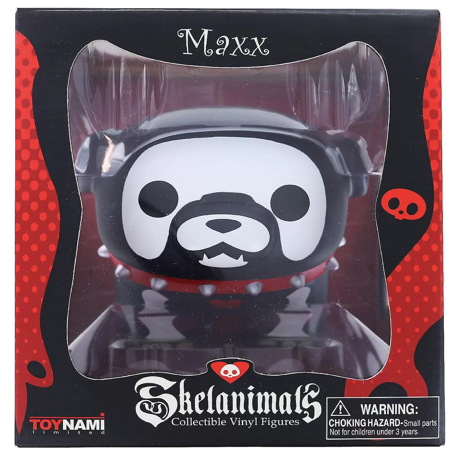 Oriental Trading Skelanimals 4.5 Inch Collectible Vinyl Figure Maxx The Bulldog* Character Toys