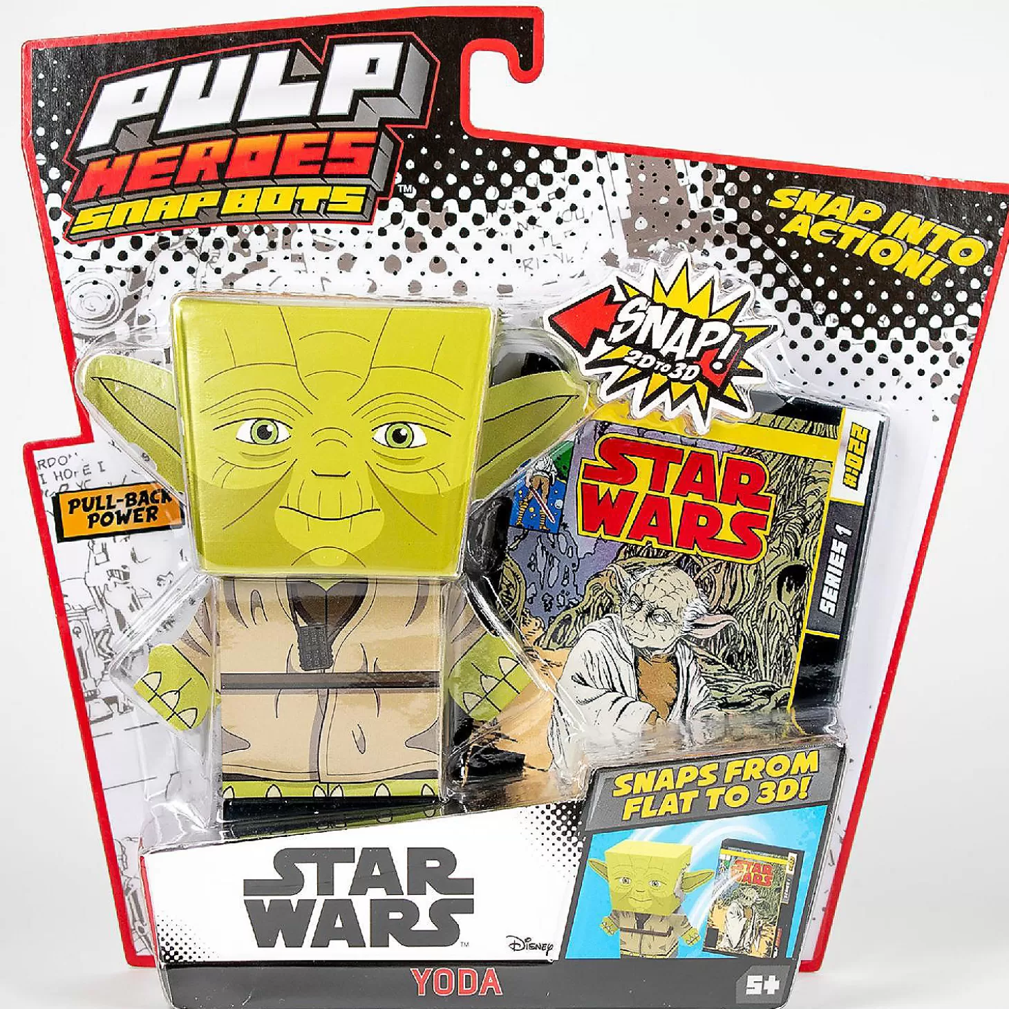 Oriental Trading Star Wars Yoda Snapbot Pulp Heroes Pull Back* Character Toys