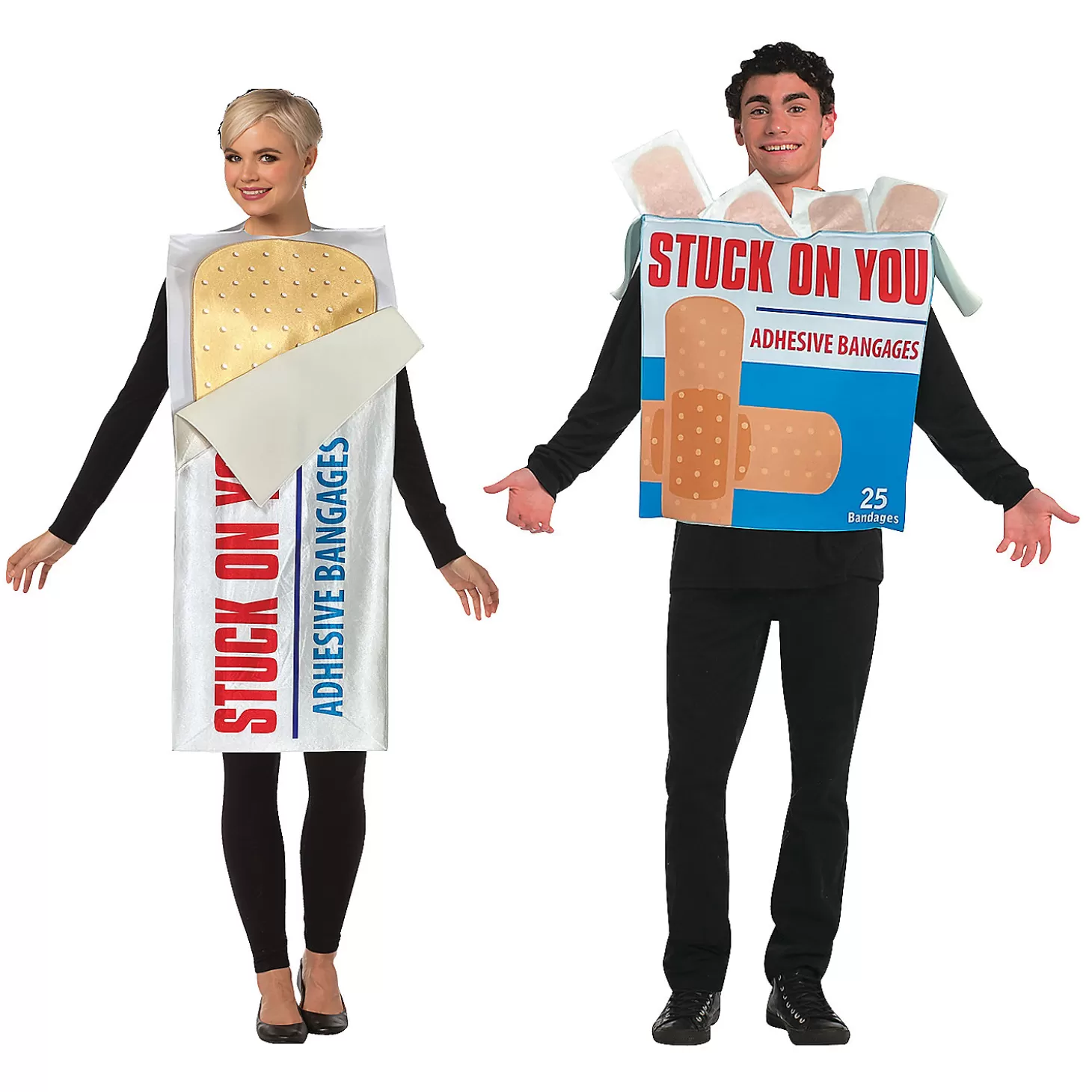 Flash Sale Stuck On You Bandaid Couples Costumes Couples Costumes