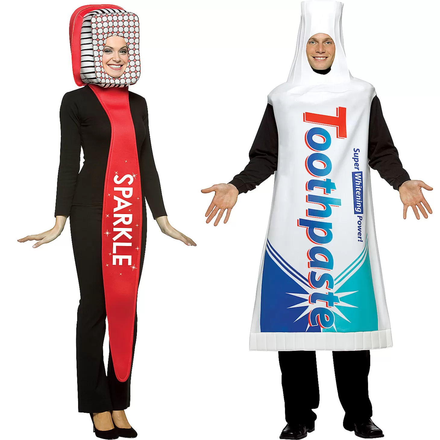 Best Sale Toothbrush & Toothpaste Couples Costumes Couples Costumes