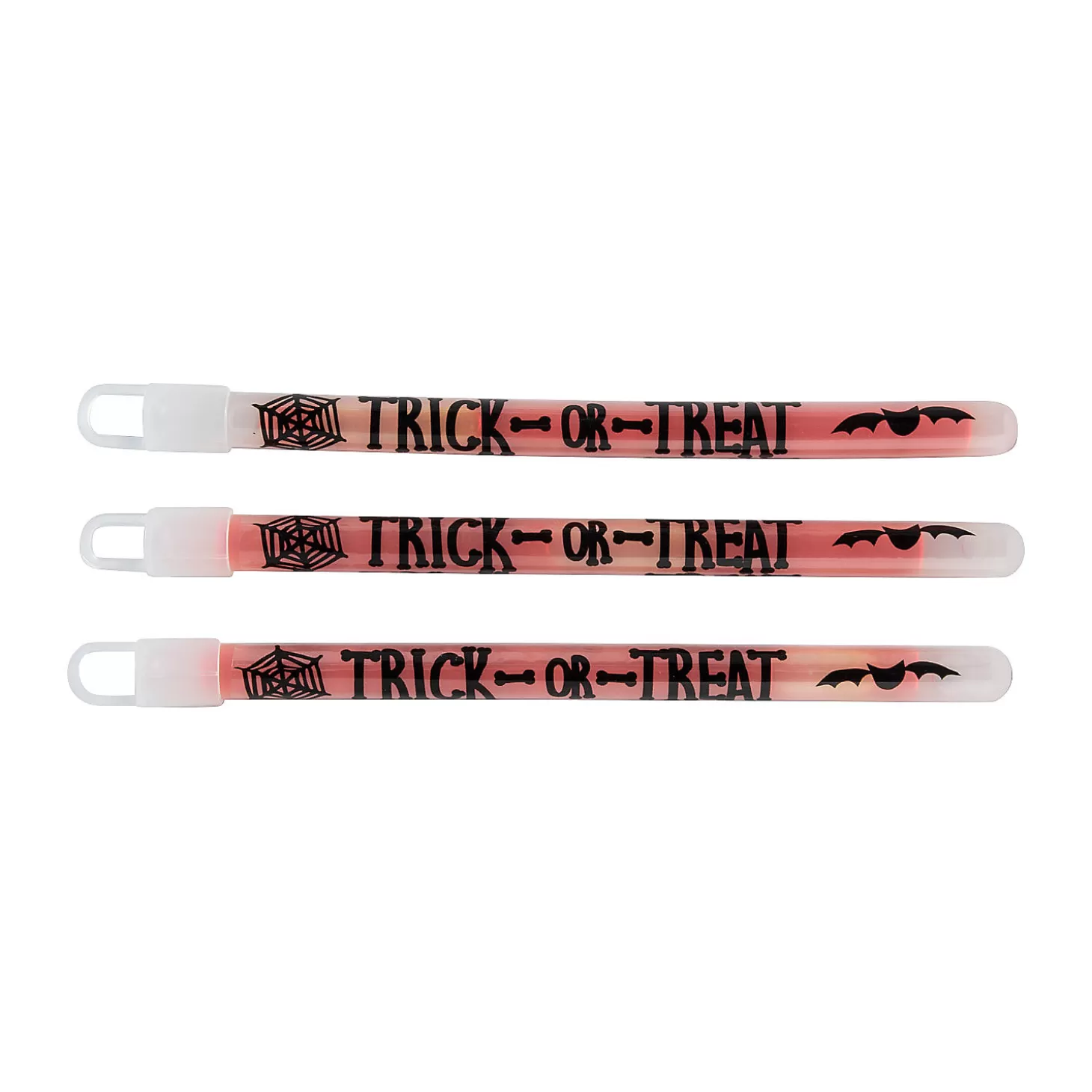 Oriental Trading Trick-Or-Treat Print Glow Sticks - 12 Pc.* Glow Sticks