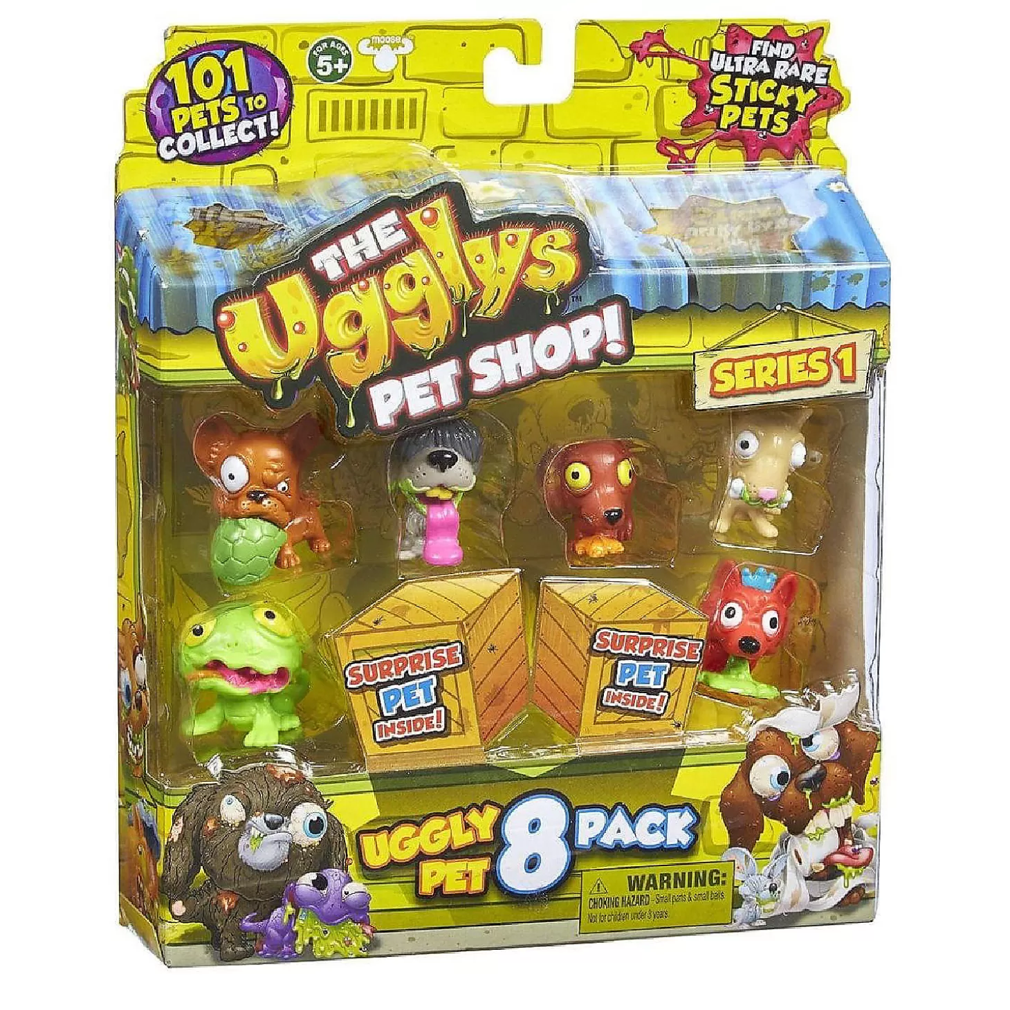 Oriental Trading Ugglys Pet Shop Series 1 Mini Figures: 8-Pack* Character Toys