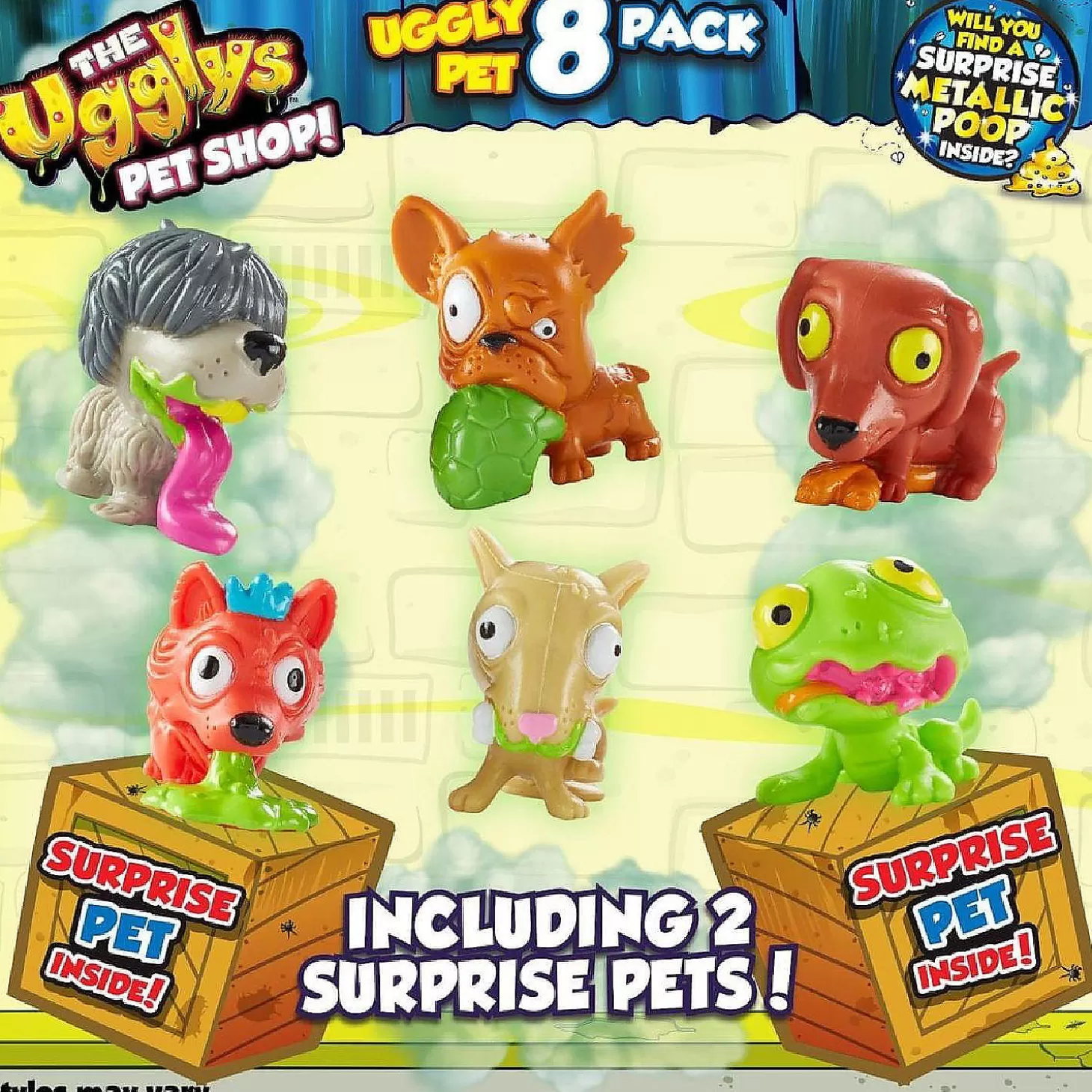 Oriental Trading Ugglys Pet Shop Series 1 Mini Figures: 8-Pack* Character Toys