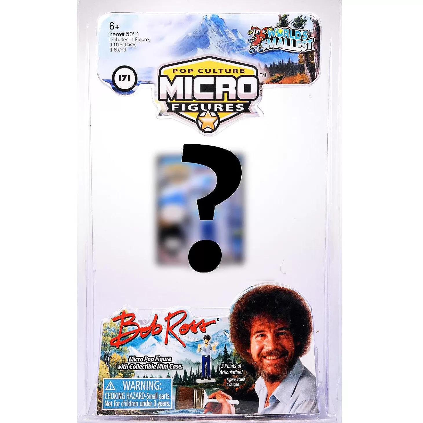 Oriental Trading Worlds Smallest Micro Figure Bob Ross* Character Toys