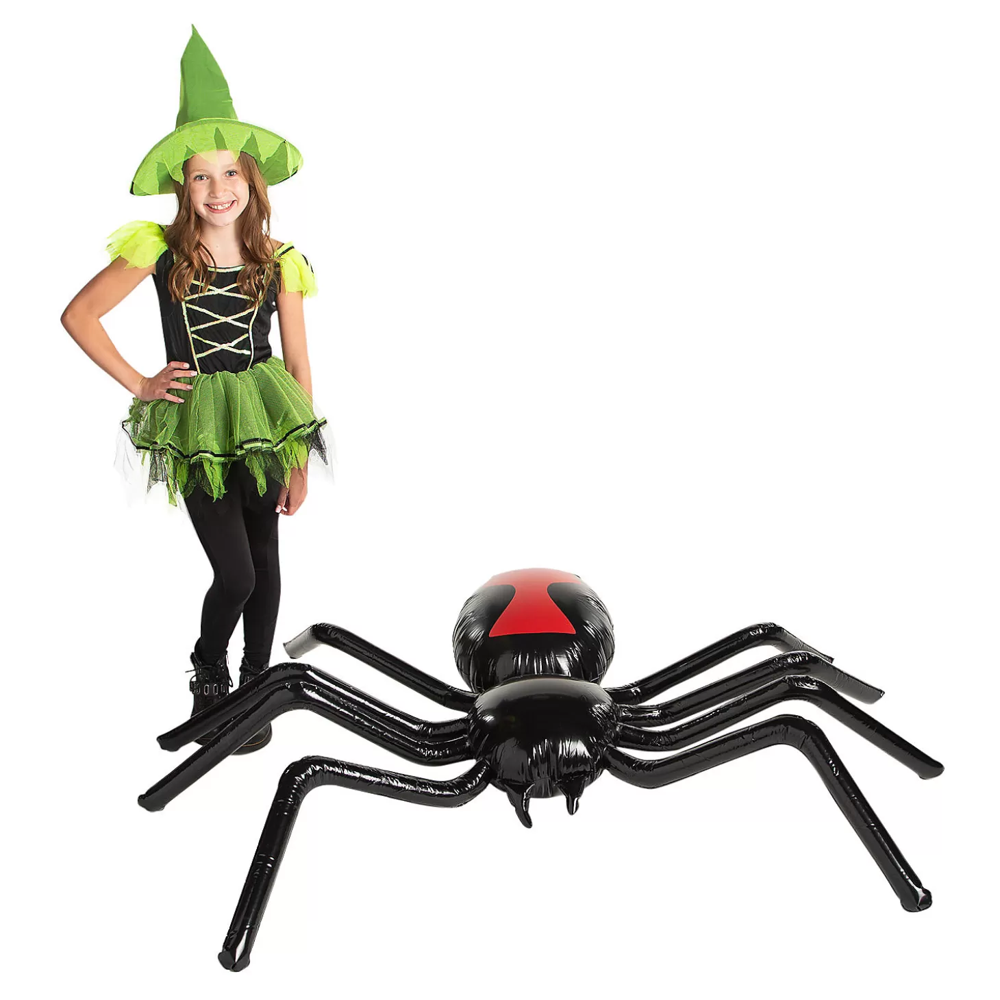 Best Sale 67 1/2" X 54" Jumbo Inflatable Spider Halloween Decoration Games & Activities